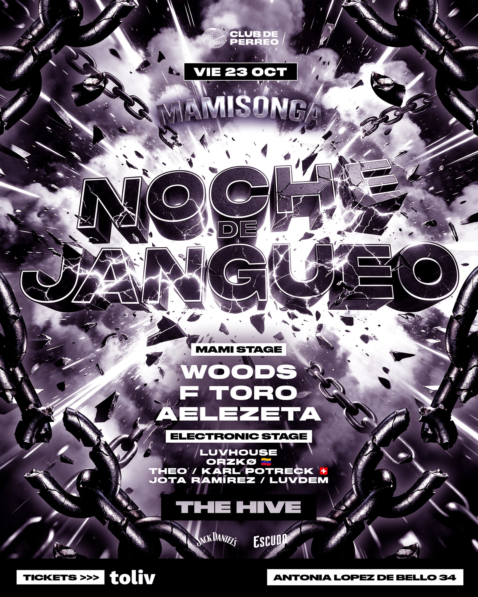 MAMISONGA / VIERNES 23 OCT / THE HIVE