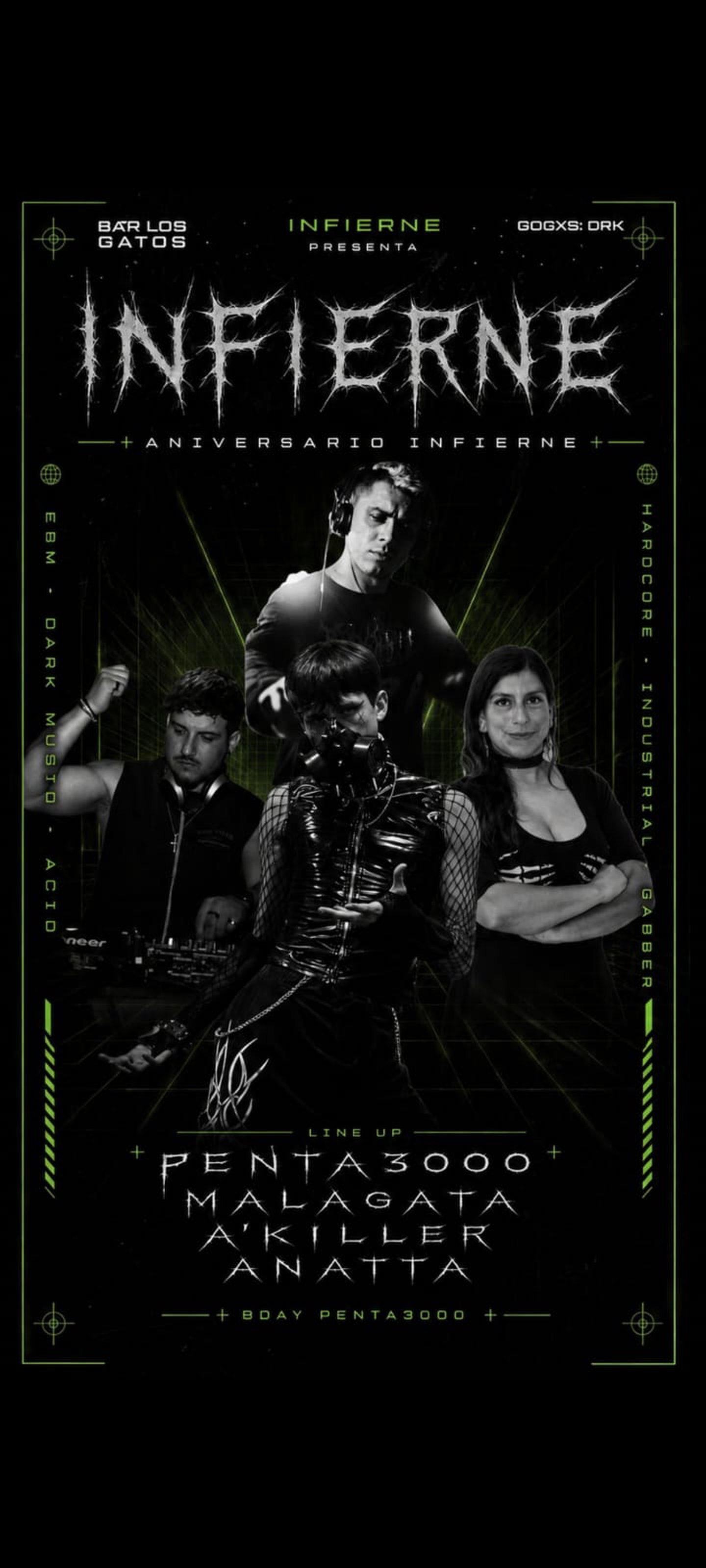 ANIVERSARIO INFIERNE - BDAY PENTA 3000