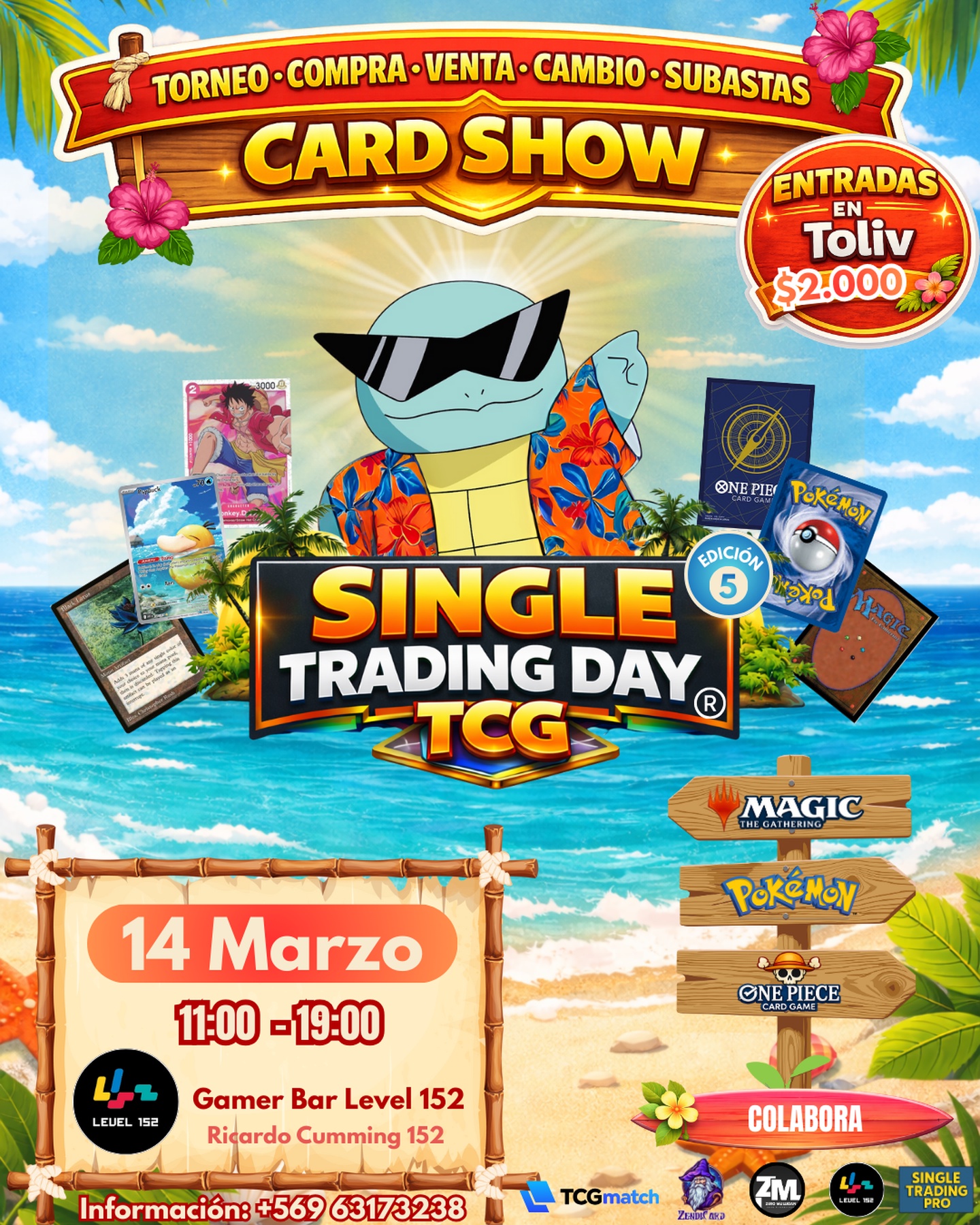 TCG - SINGLE TRADING DAY