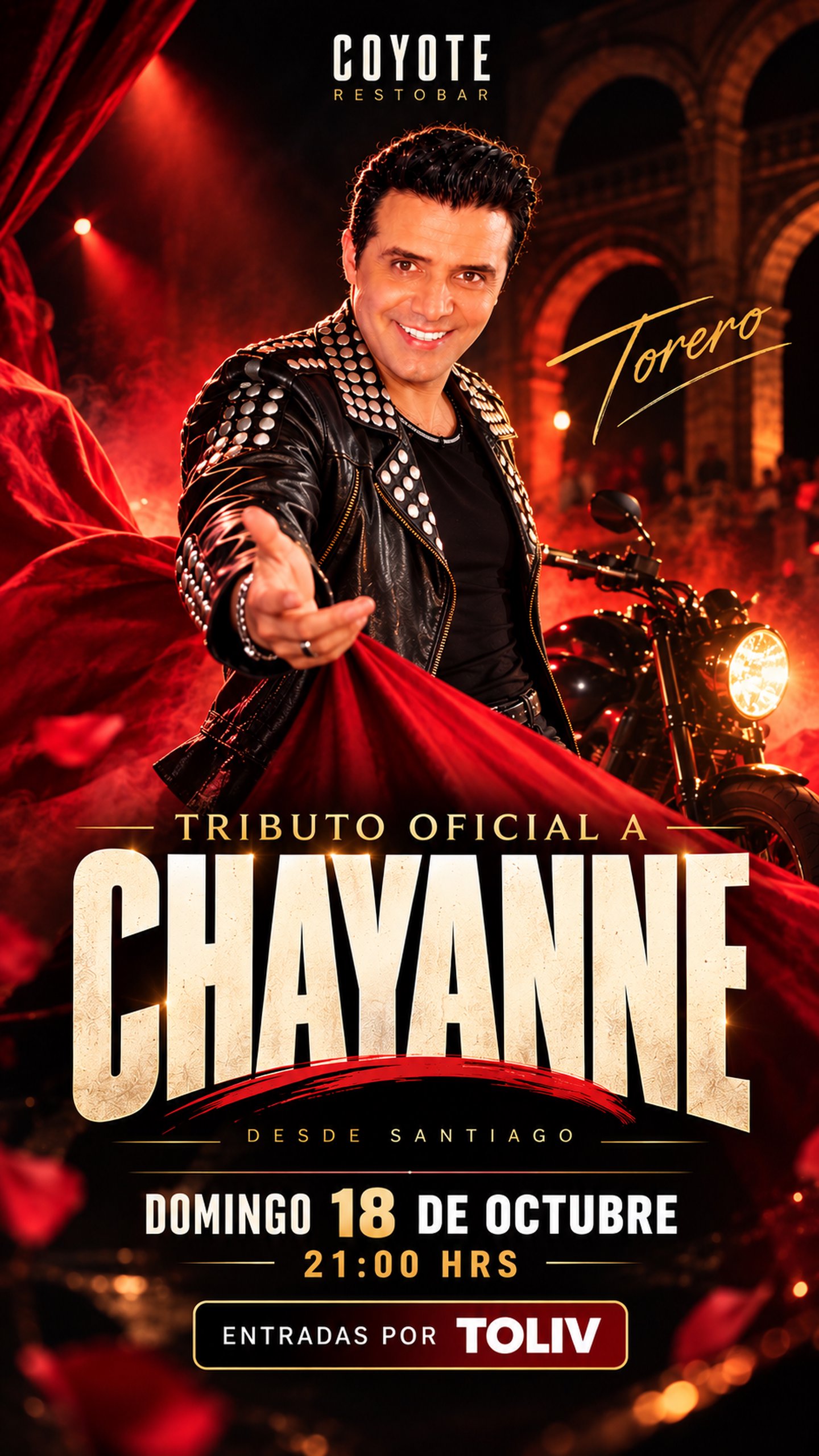 Tributo a Chayanne — Desde Santiago en Coyote Restobar