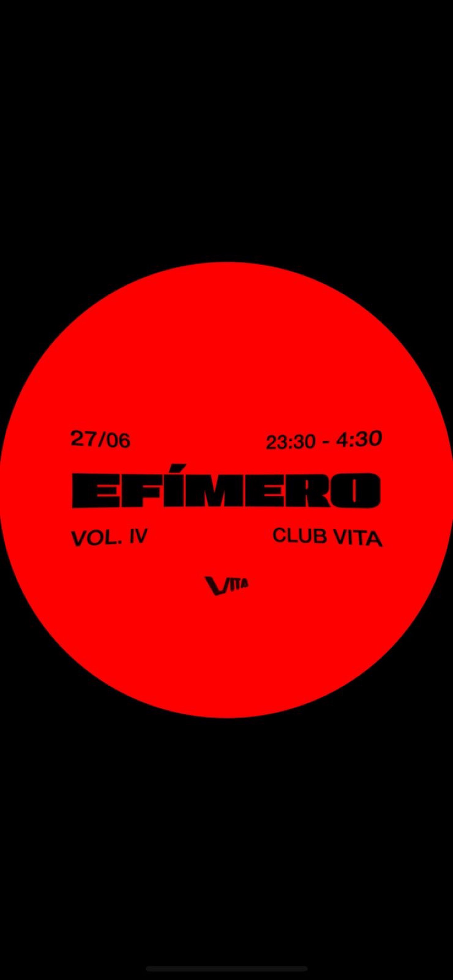 EFÍMERO VOL. IV
