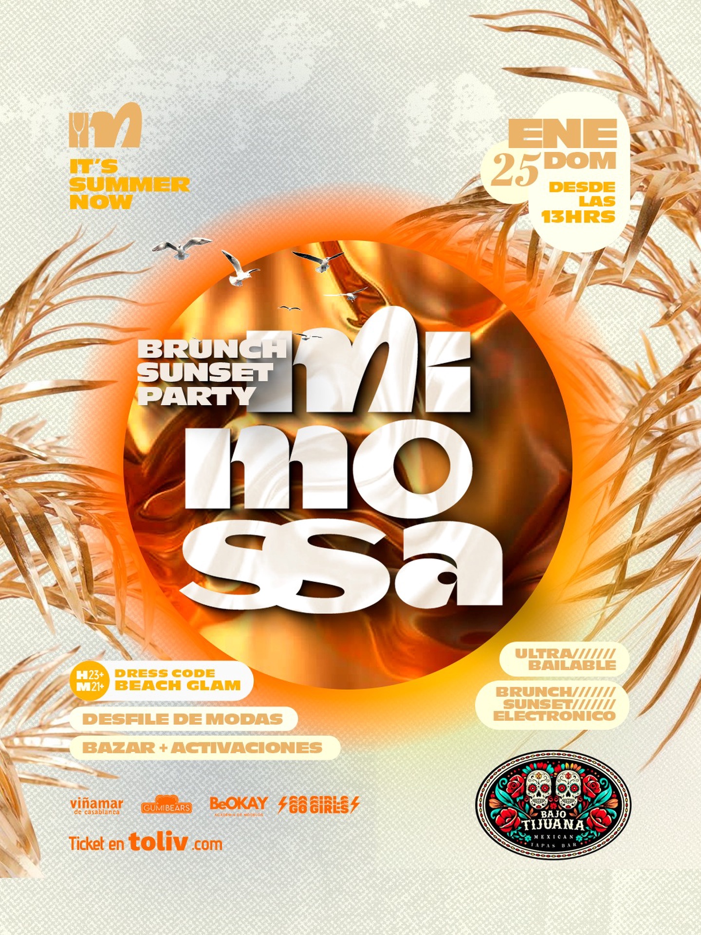 Mimossa – 🌅Brunch Electronik, Sunset & Party 🥂 🌴🌇🍹