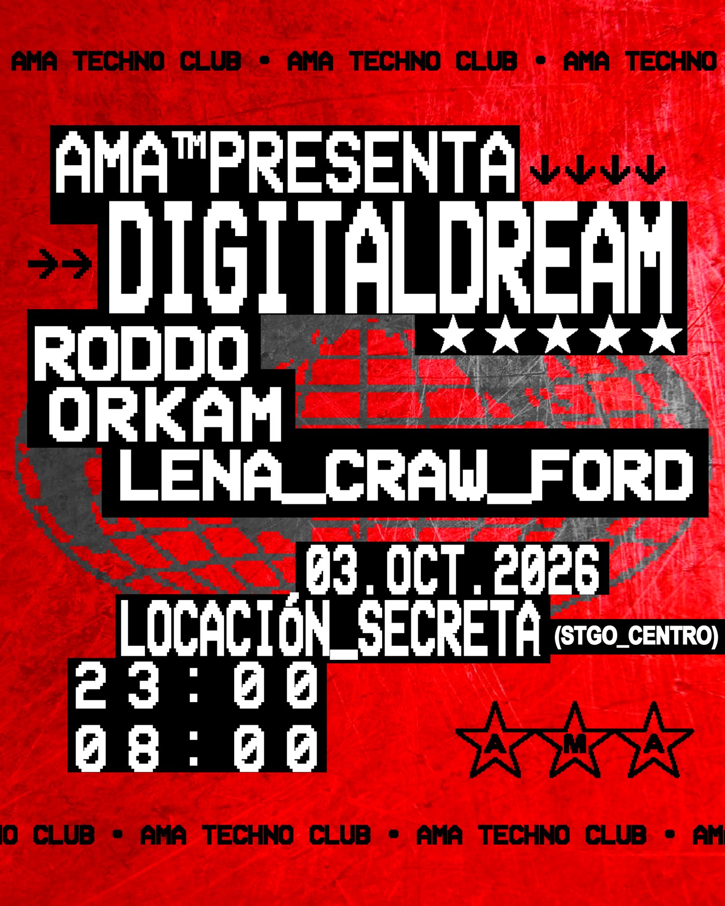 DIGITAL DREAM - AMA TECHNO CLUB - 3 DE OCTUBRE