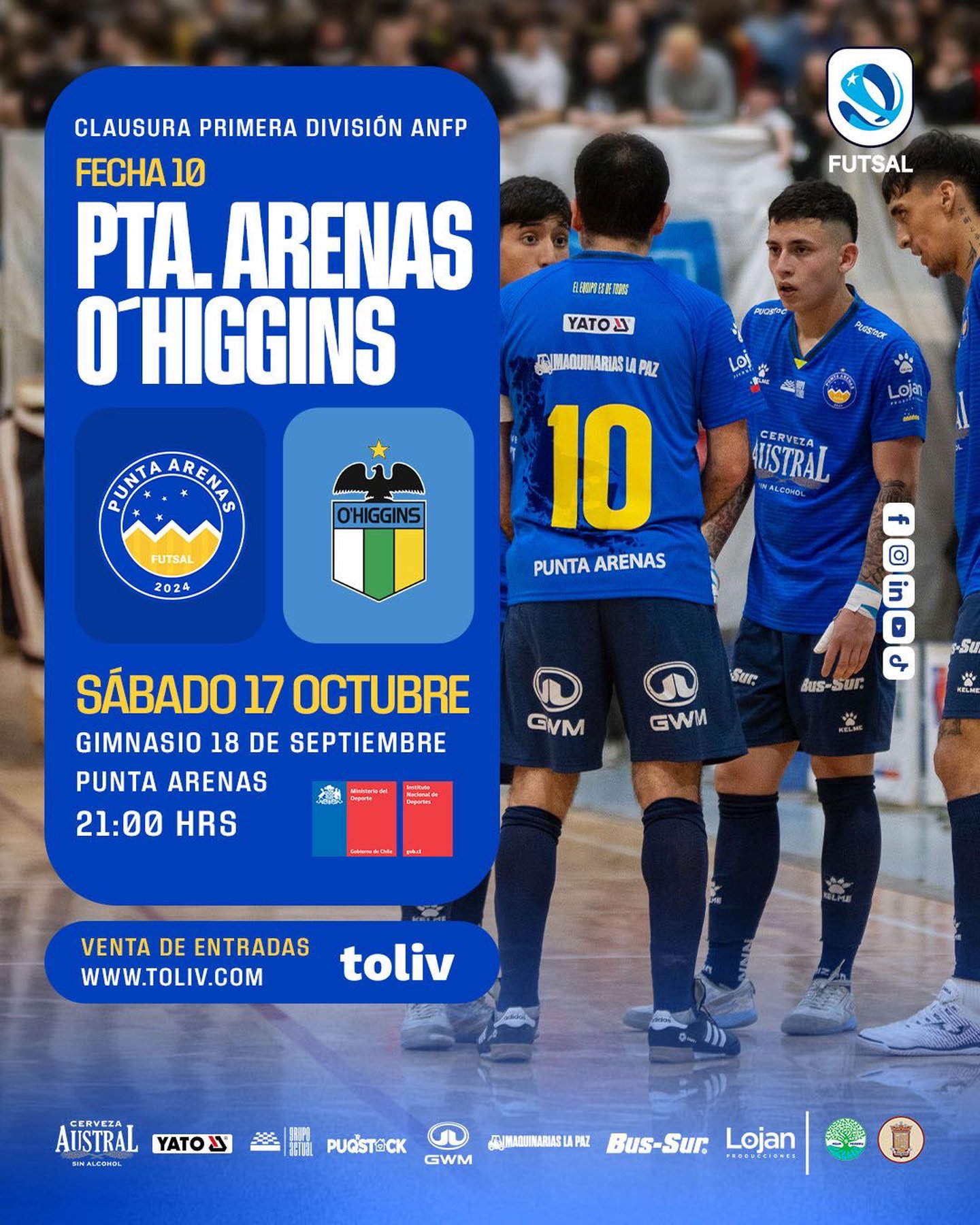 Punta Arenas vs O'Higgins de Rancagua