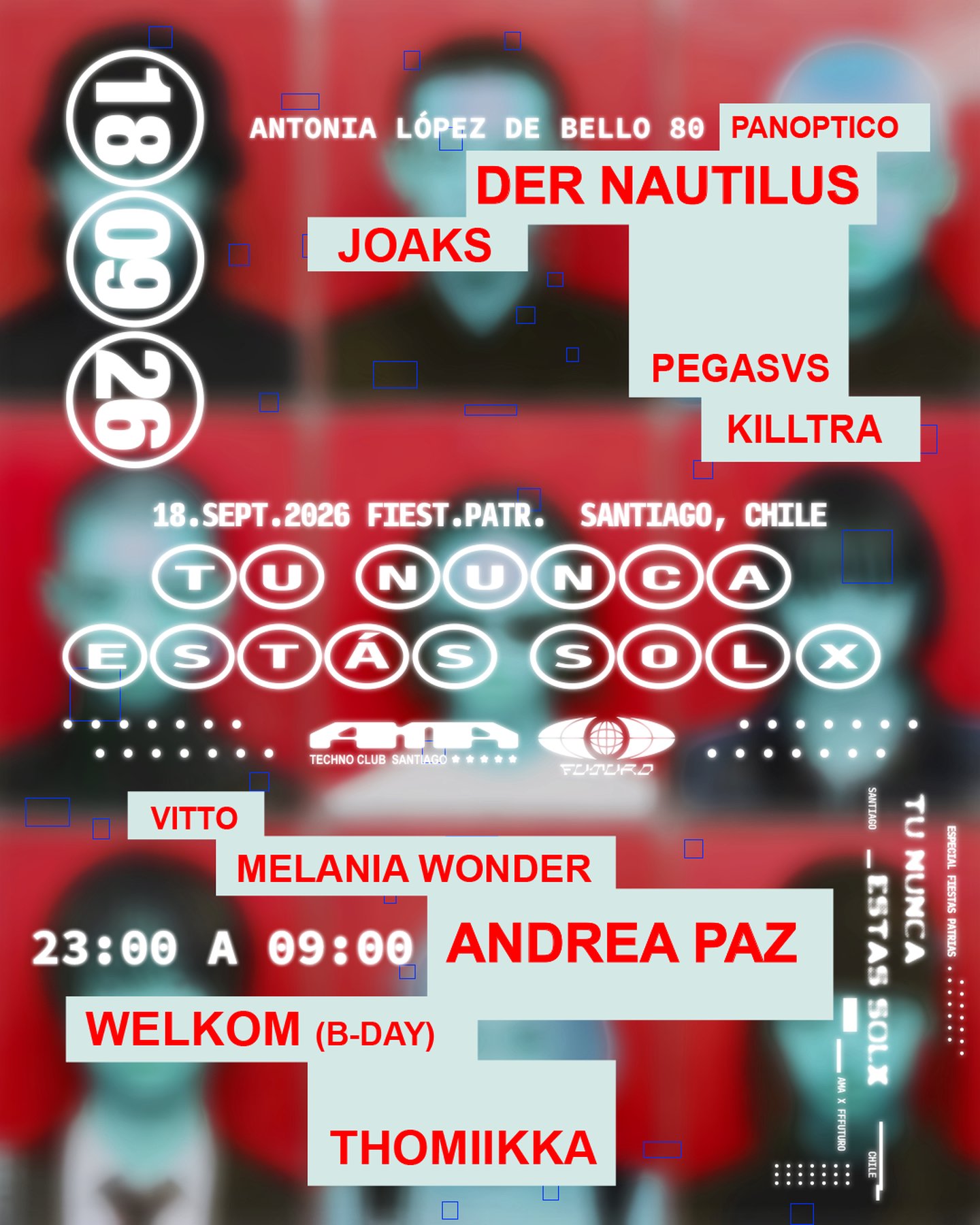 AMA X FUTURO - NO ESTAS SOLX - 18 DE SEPTIEMBRE