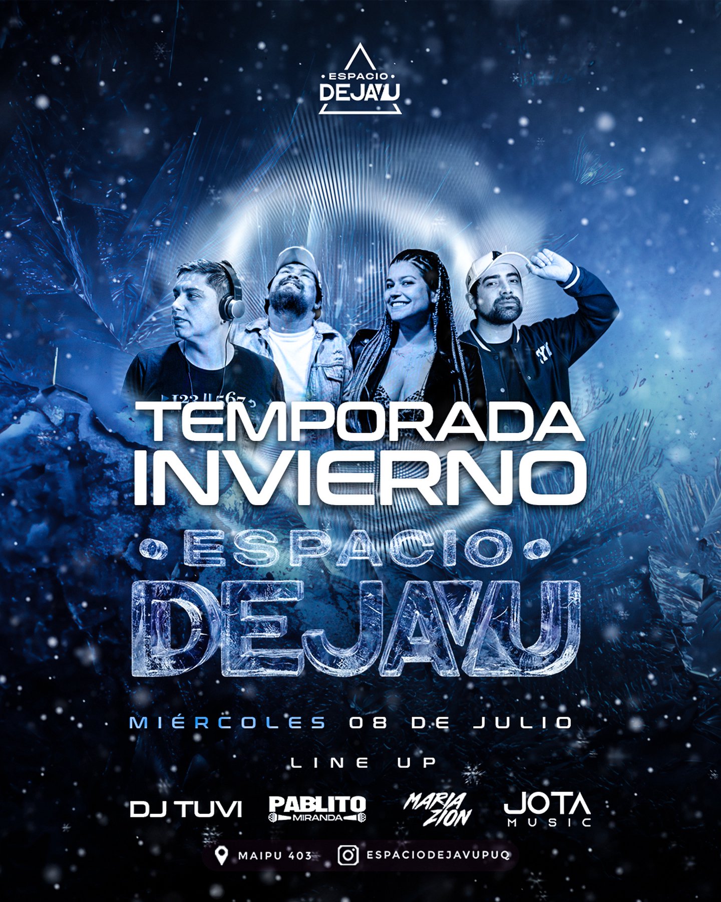 ESPACIO DEJAVU - MIERCOLES TEMPORADA INVIERNO ❄️ 😎