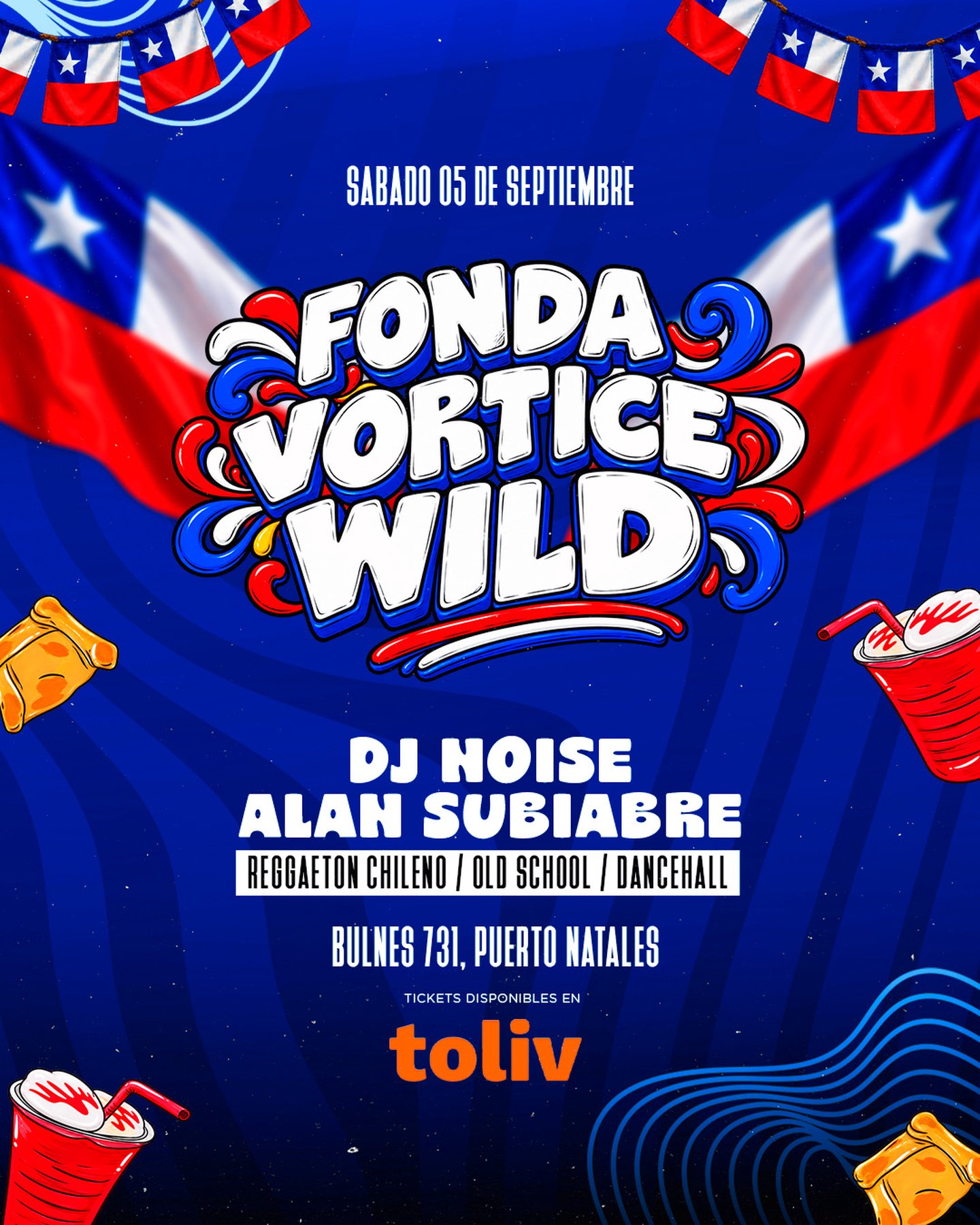 Fonda Vórtice Wild | Reggaeton Chileno, Old School & Dancehall | DJ Noise & Alan Subiabre