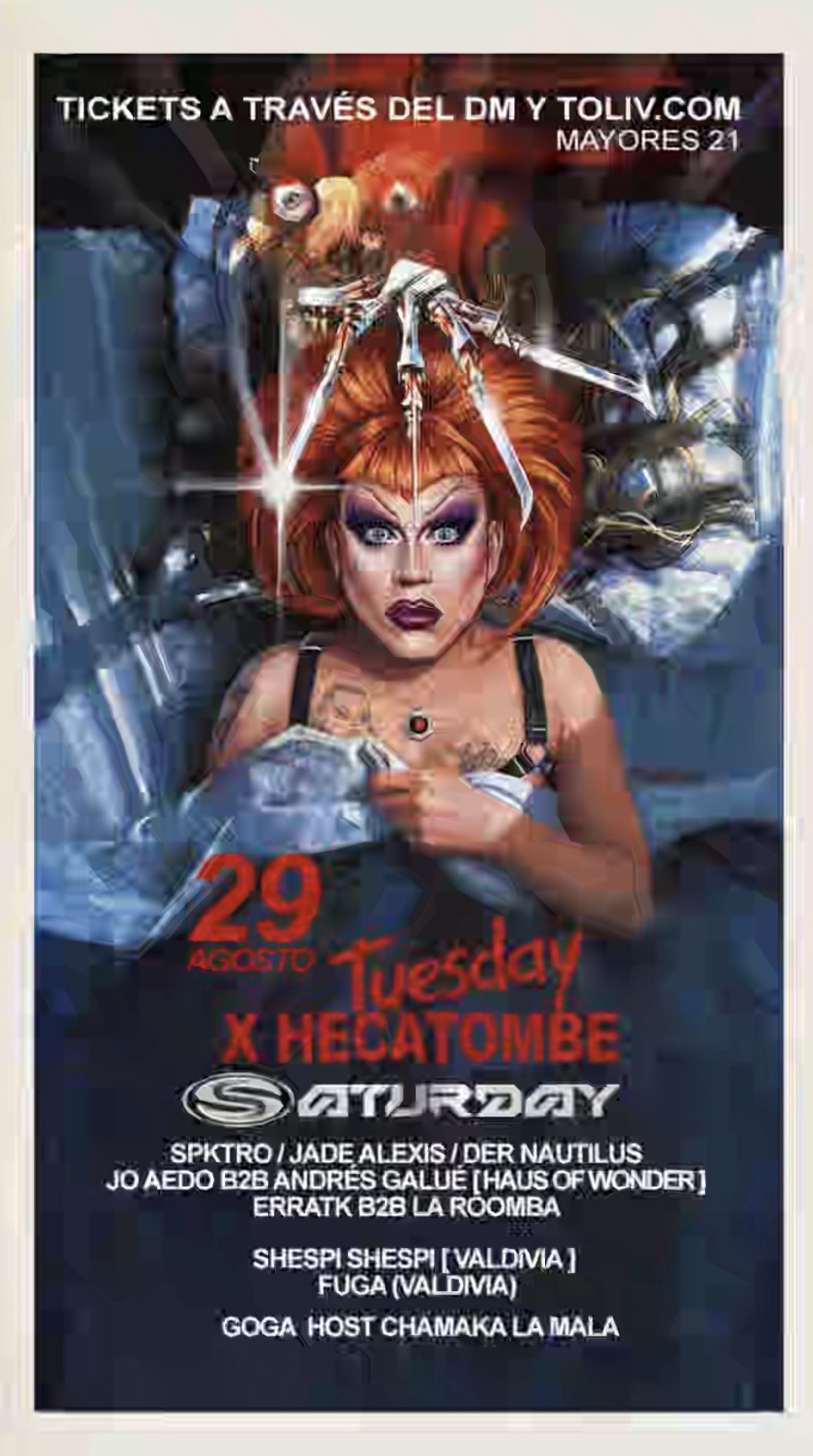 SATURDAY X HECATOMBE X TUESDAY