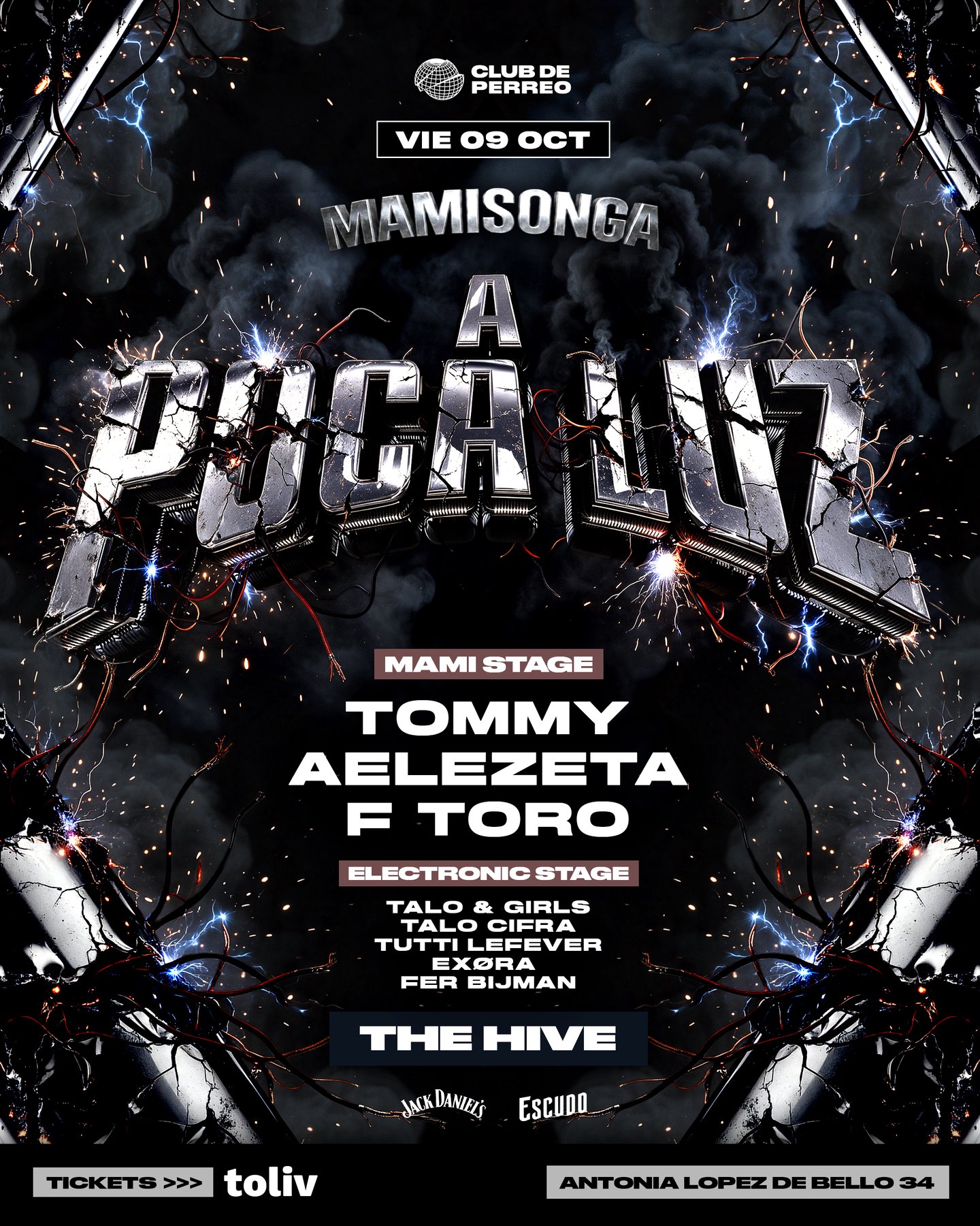 MAMISONGA / VIERNES 9 OCT / THE HIVE