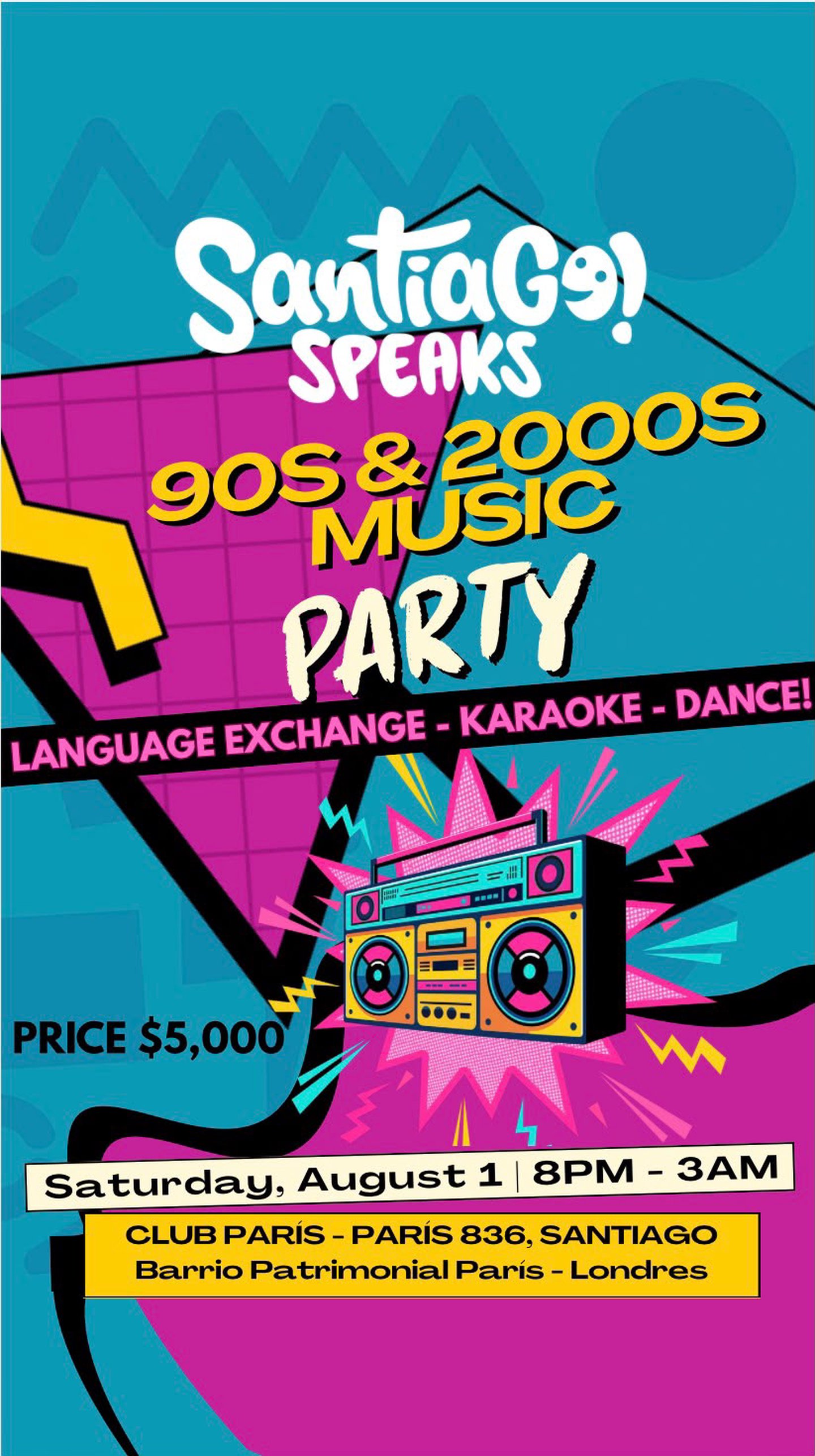 90 & 2000 Music Party!
