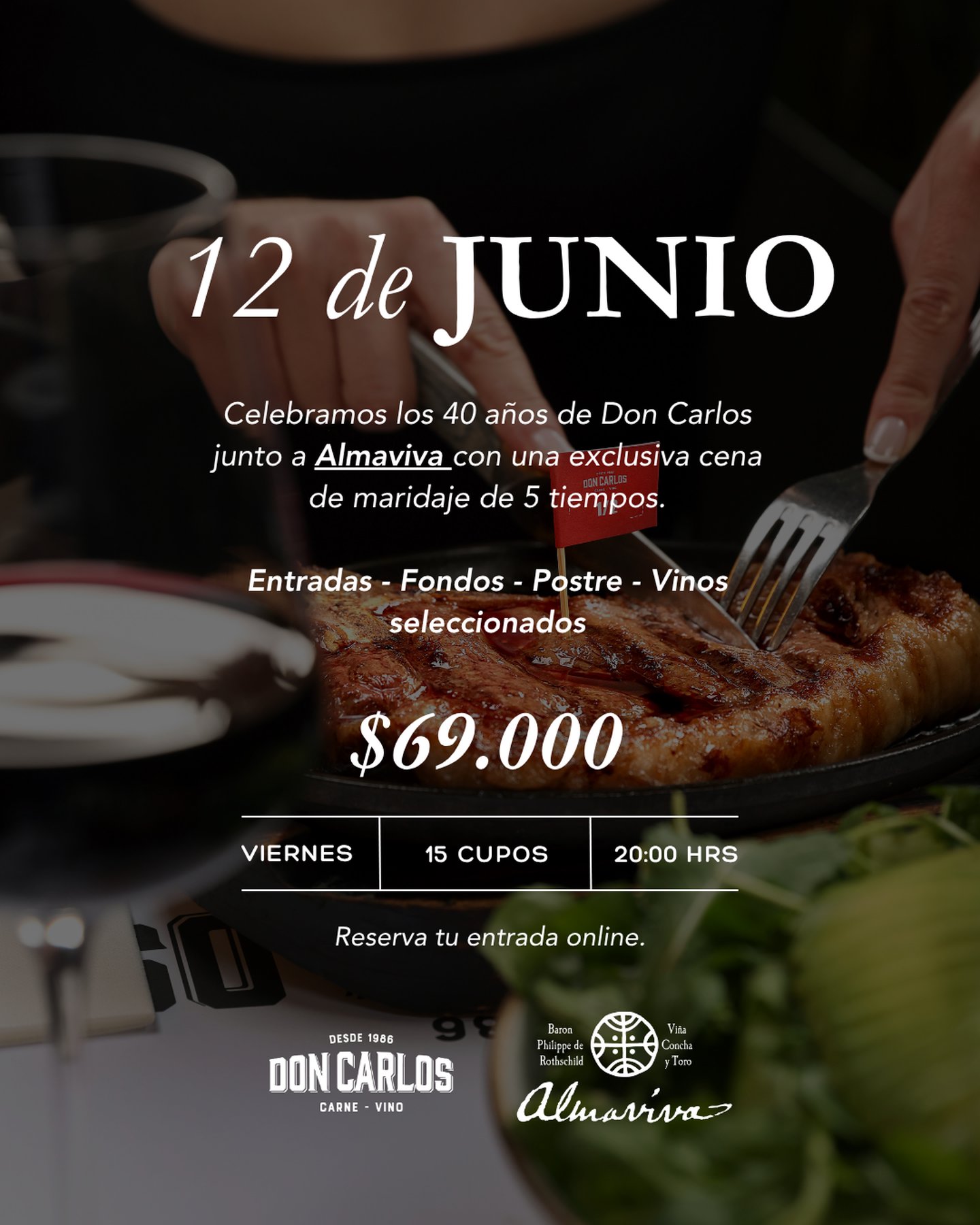 Cena de Maridaje - Almaviva