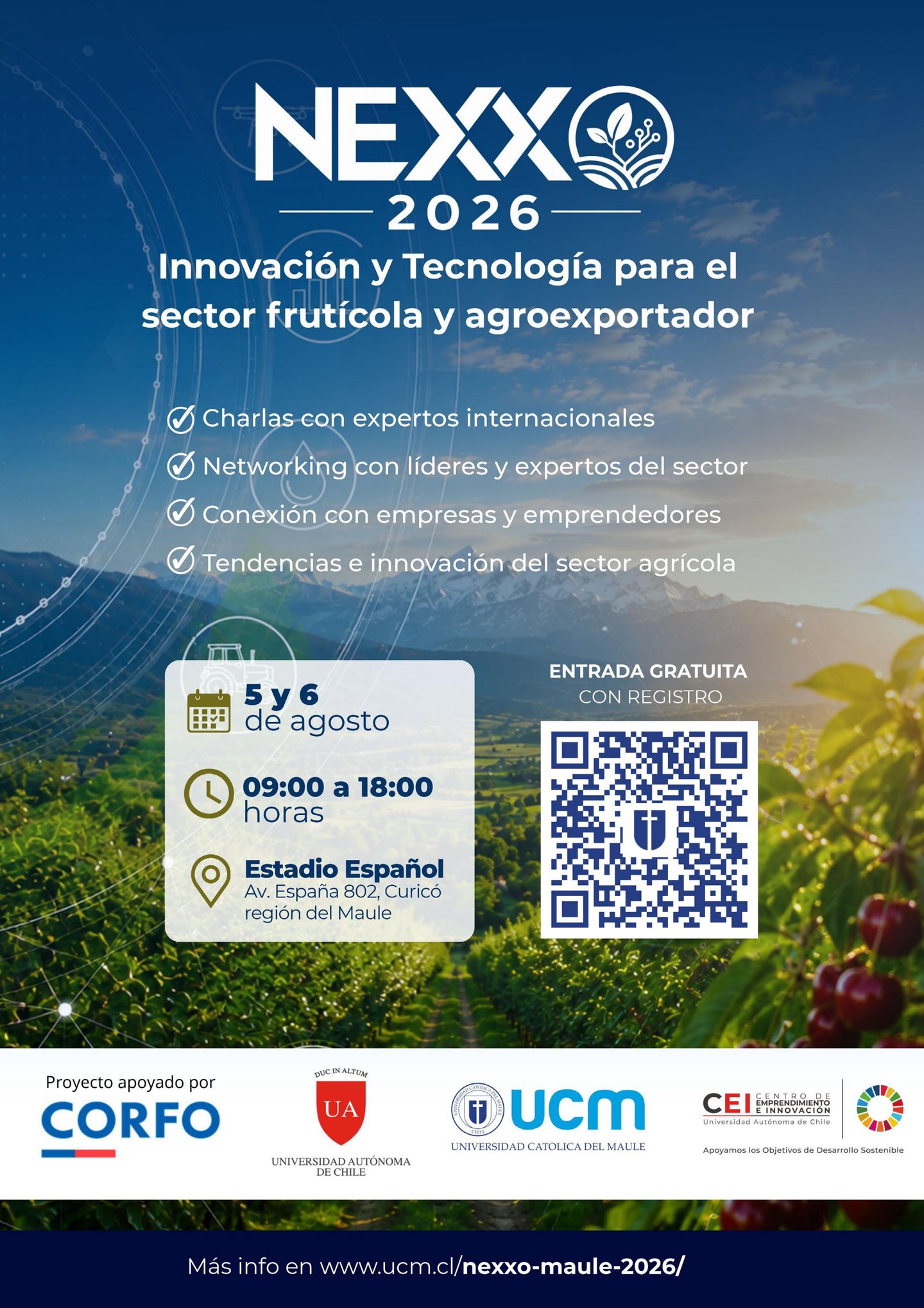 NEXXO 2026 - Innovación y Tecnología para el sector frutícola y agroexportador