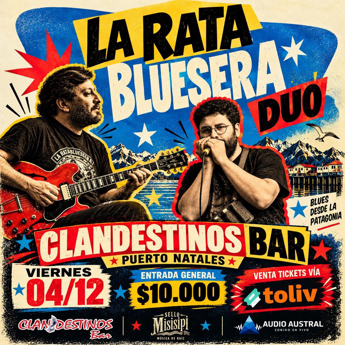 La Rata Bluesera Dúo Clandestinos Bar