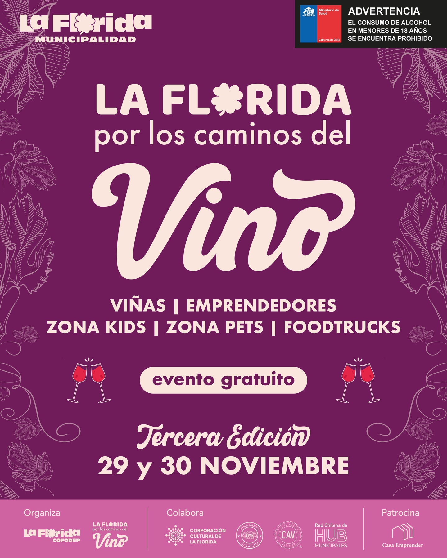 La Florida por los caminos del vino / 29 y 30 de Noviembre 
