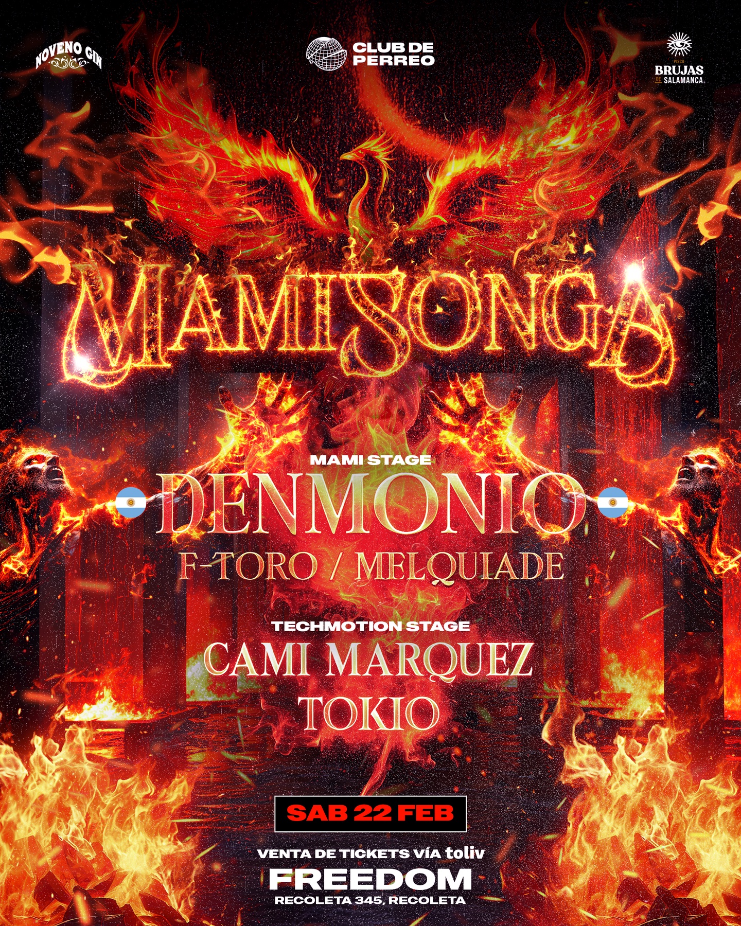 MAMISONGA / SÁB 22 FEB / FREEDOM