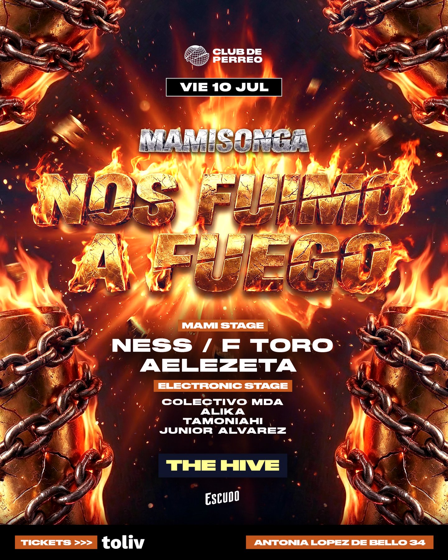 MAMISONGA / VIERNES 10 JULIO / THE HIVE