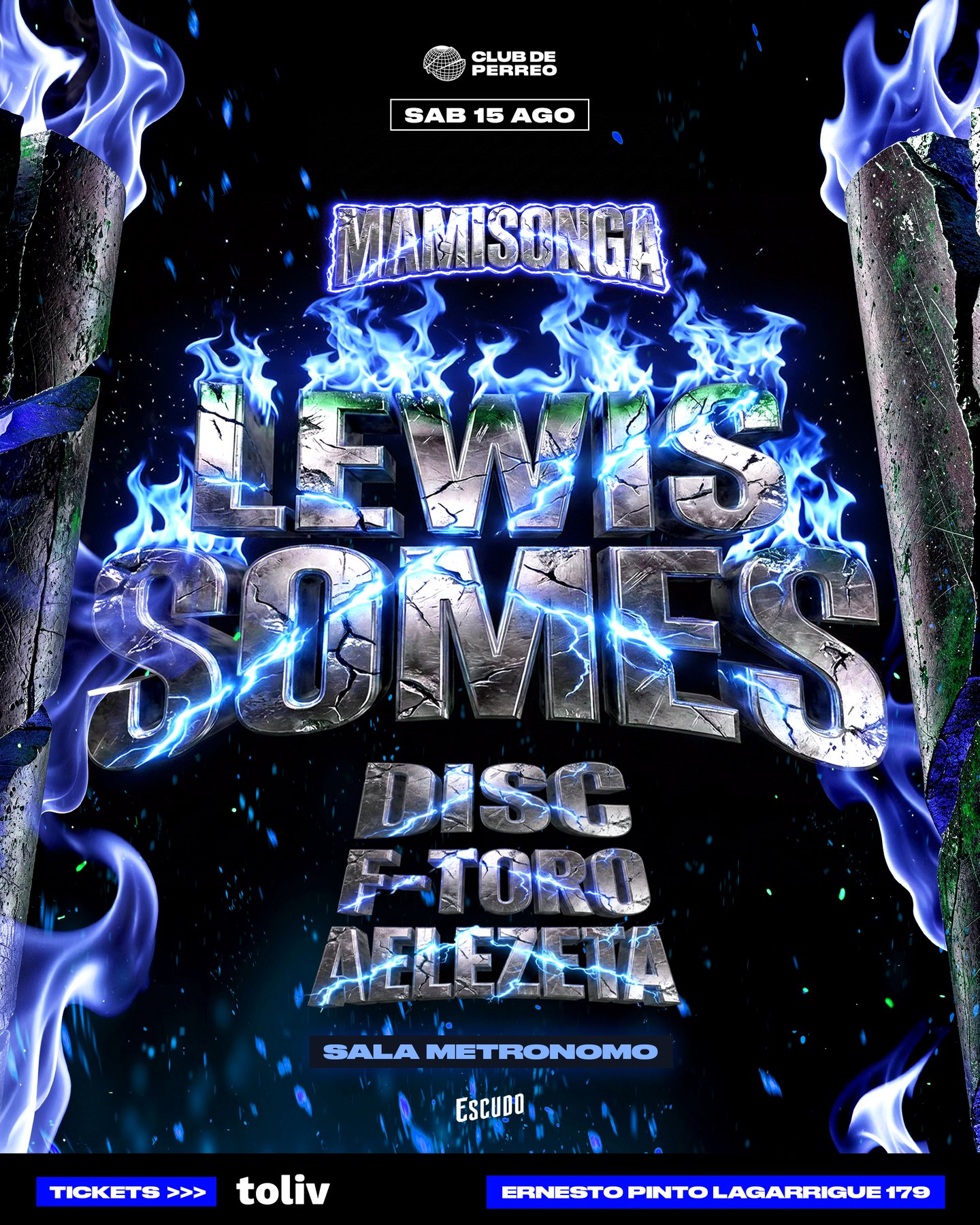 MAMISONGA / SÁBADO 15 AGOSTO / SALA METRÓNOMO 
