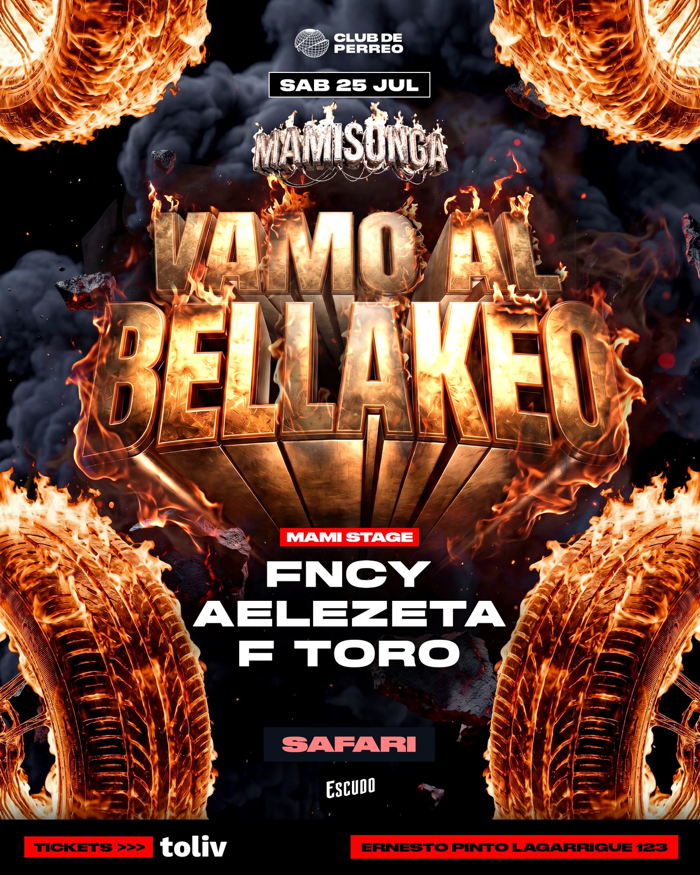 MAMISONGA / SÁBADO 25 JULIO / CLUB SAFARI
