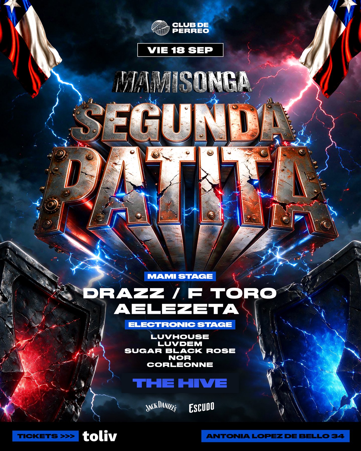 MAMISONGA / VIERNES 18 SEPT / THE HIVE