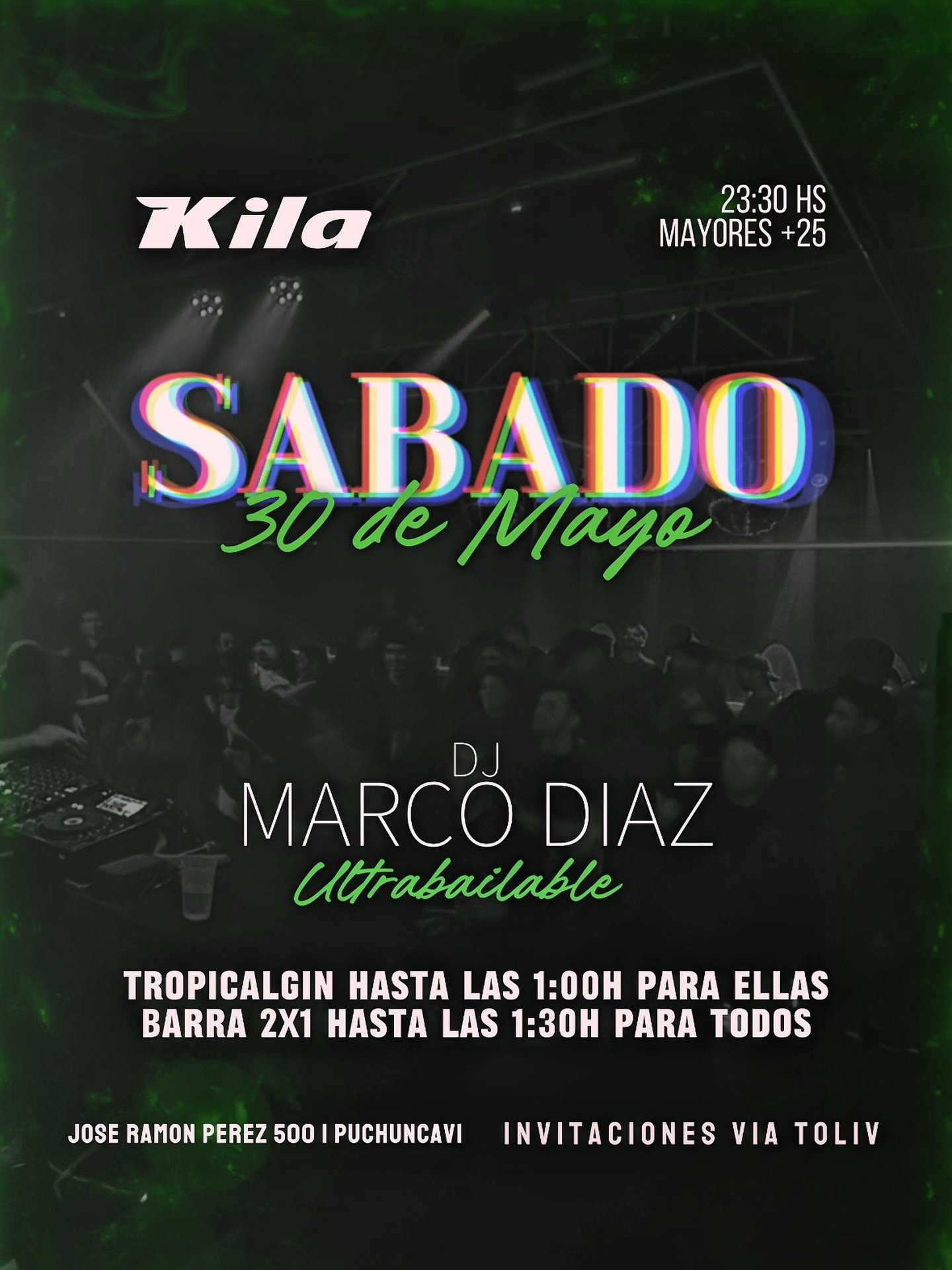 Kila Ultrabailable / Dj Marco Díaz