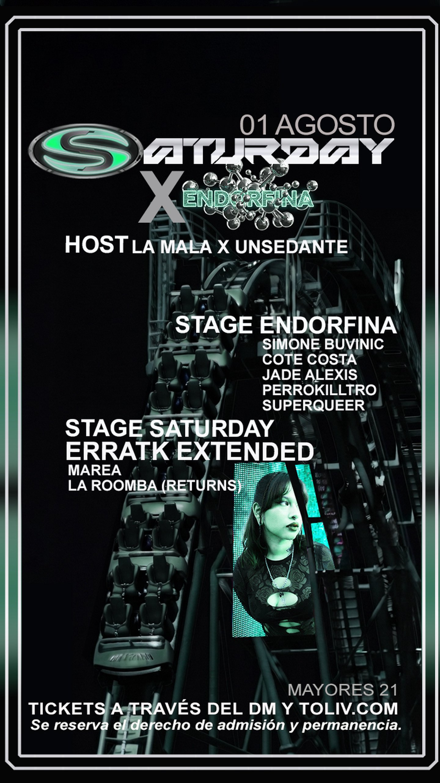 SATURDAY X ENDORFINA