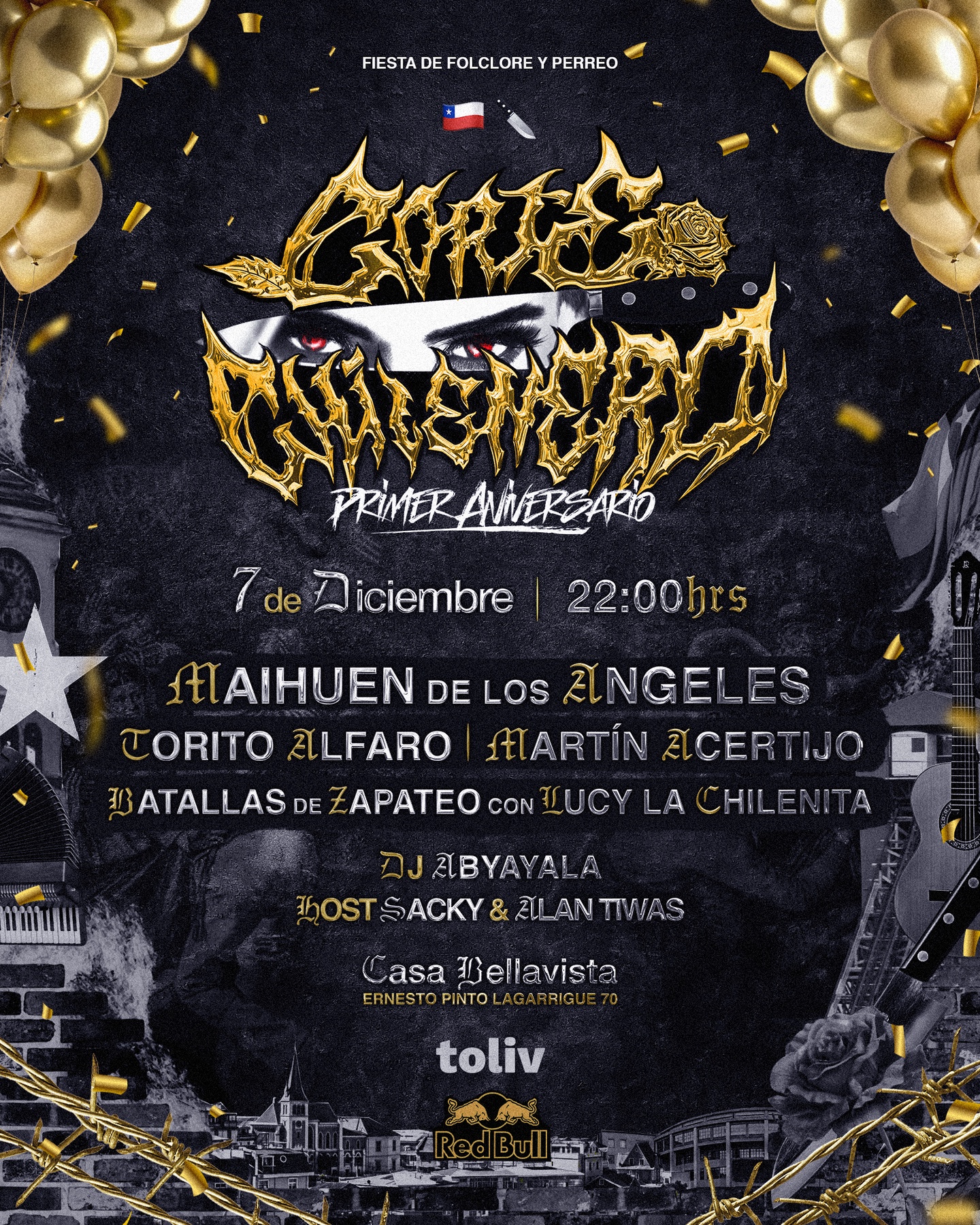 PRIMER ANIVERSARIO CORTE CHILENERO - STGO 🇨🇱🔪