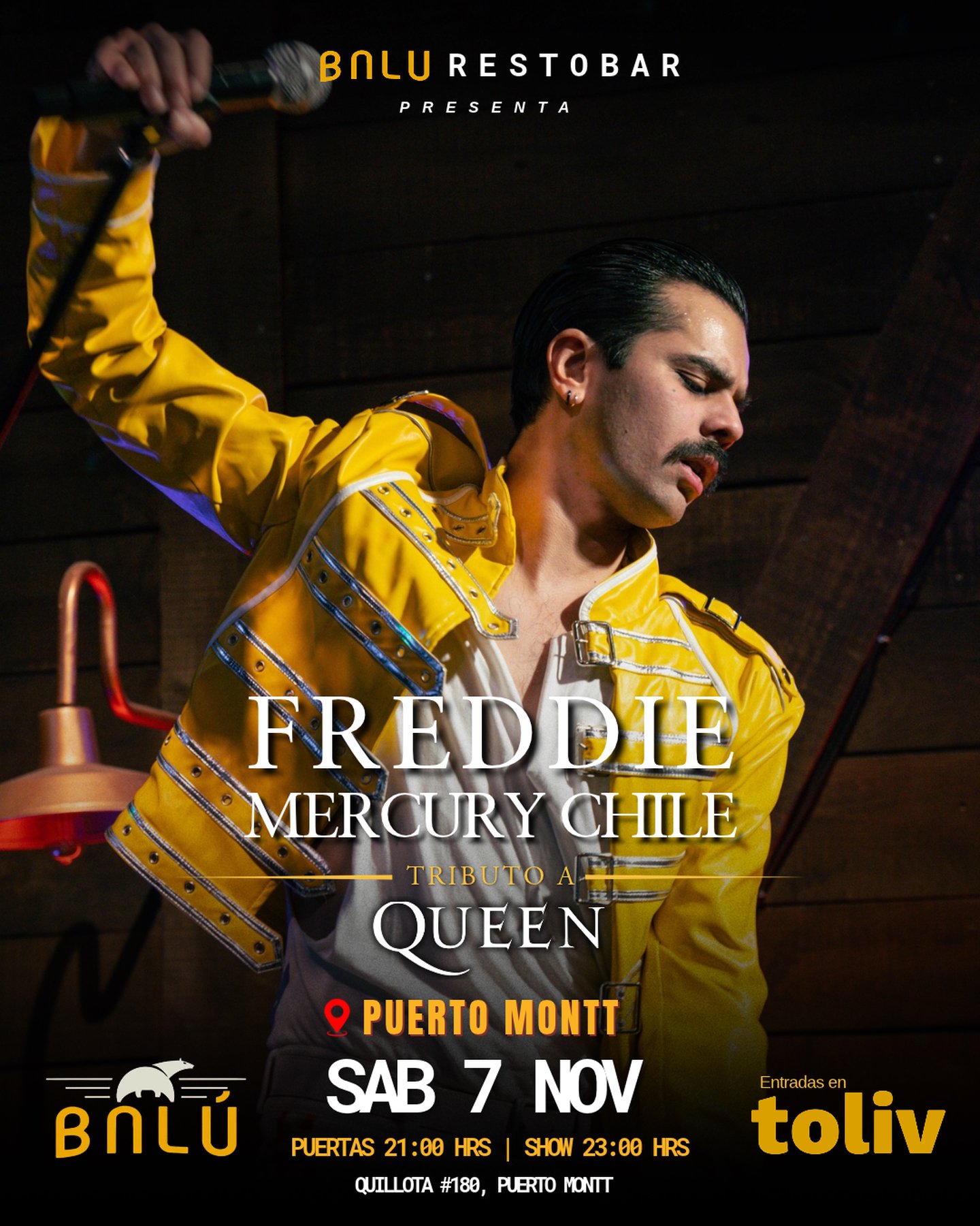 Freddie Mercury Chile en Puerto Montt