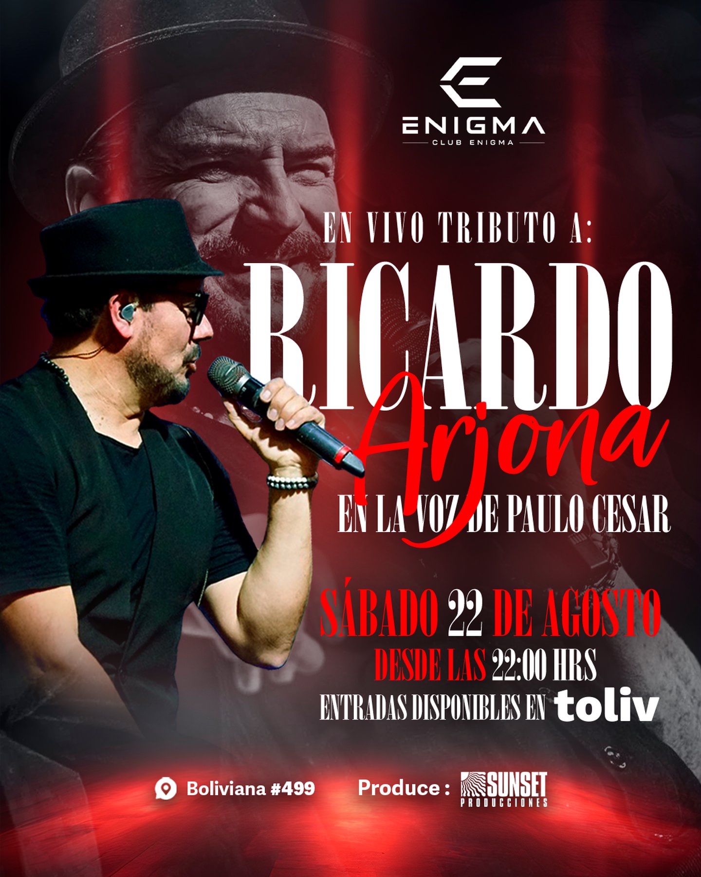 🎤🔥TRIBUTO A RICARDO ARJONA