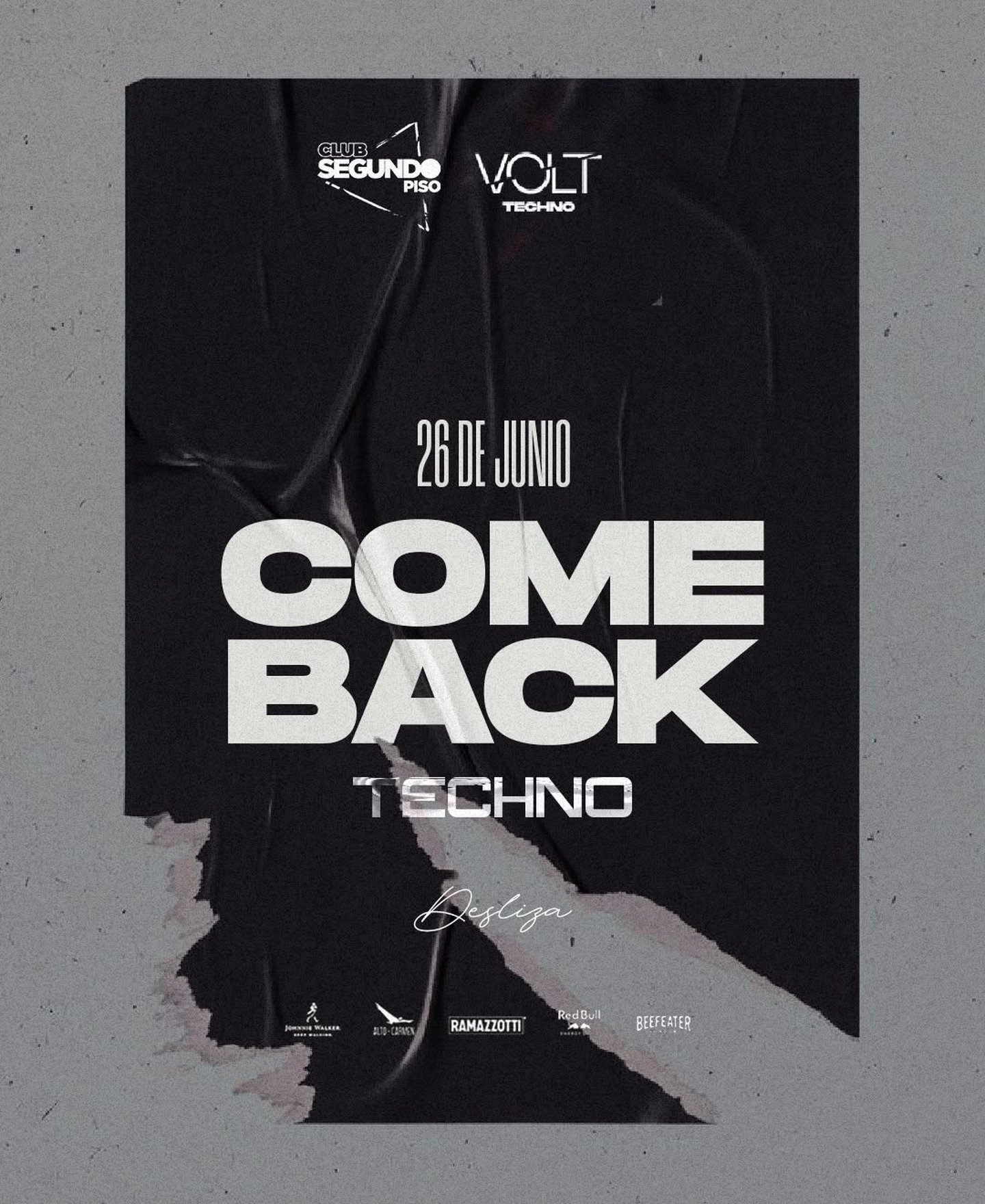 COME BACK TECHNO By Volt Techno x Club Segundo