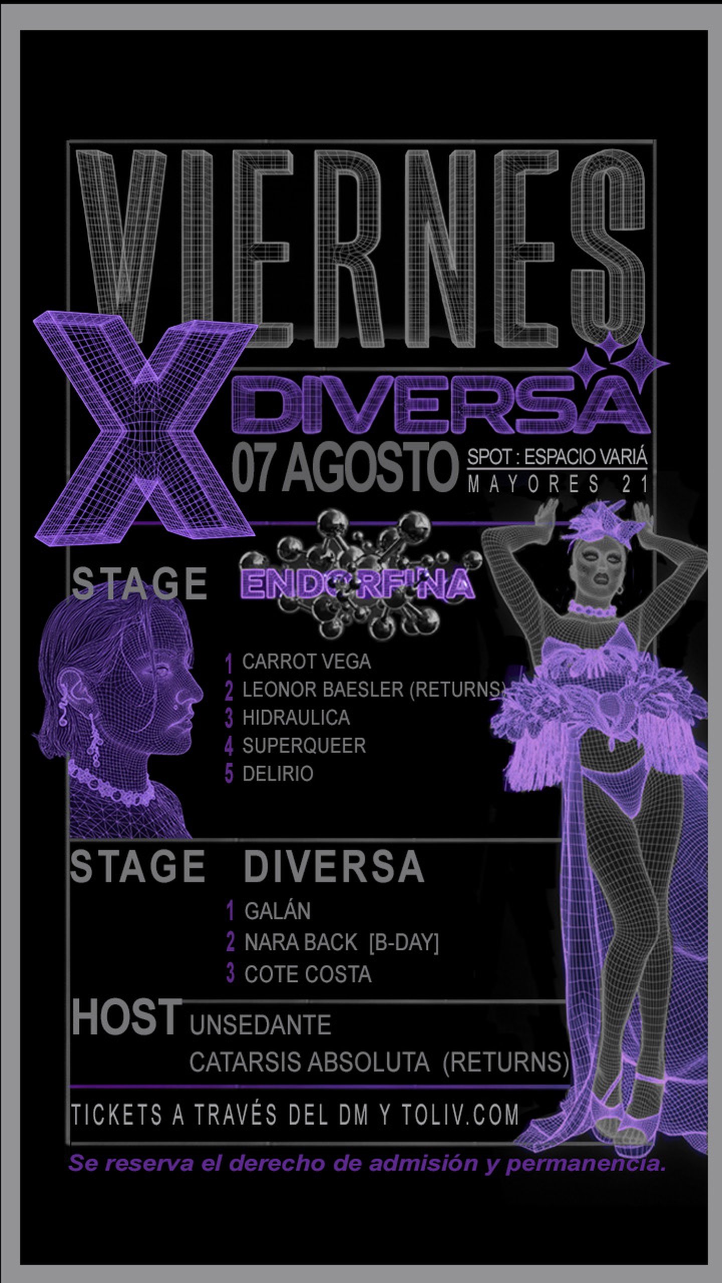 VIERNES X ENDORFINA & DIVERSAS