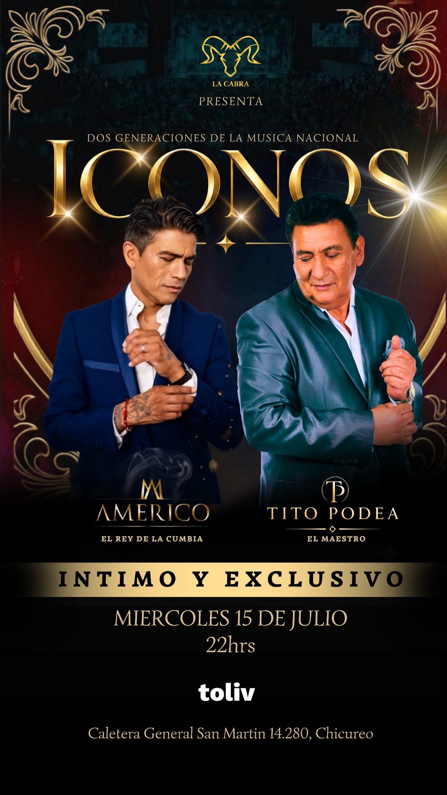 ICONOS AMÉRICO Y TITO PODEA