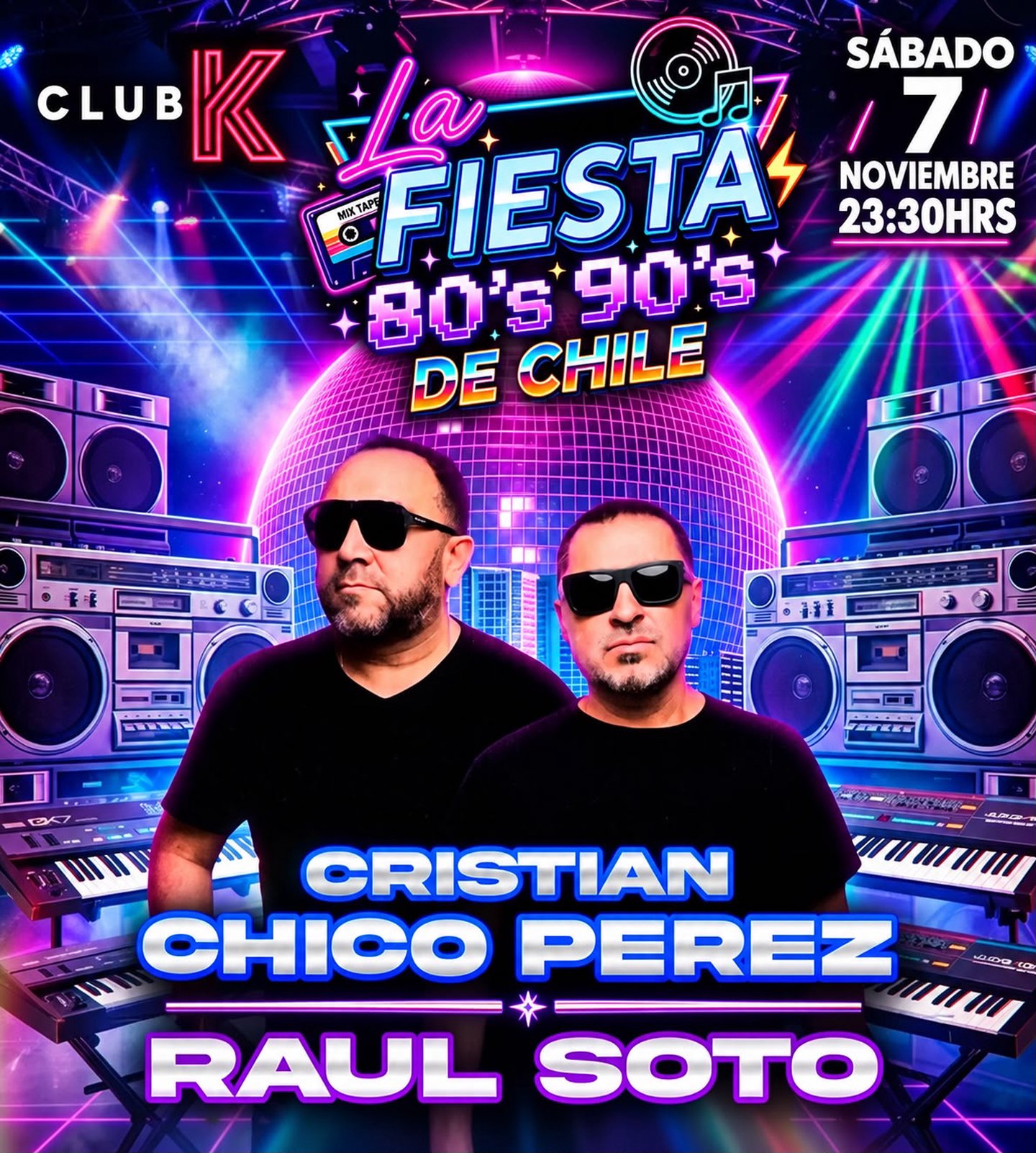 La fiesta 80's - 90's de Chile
