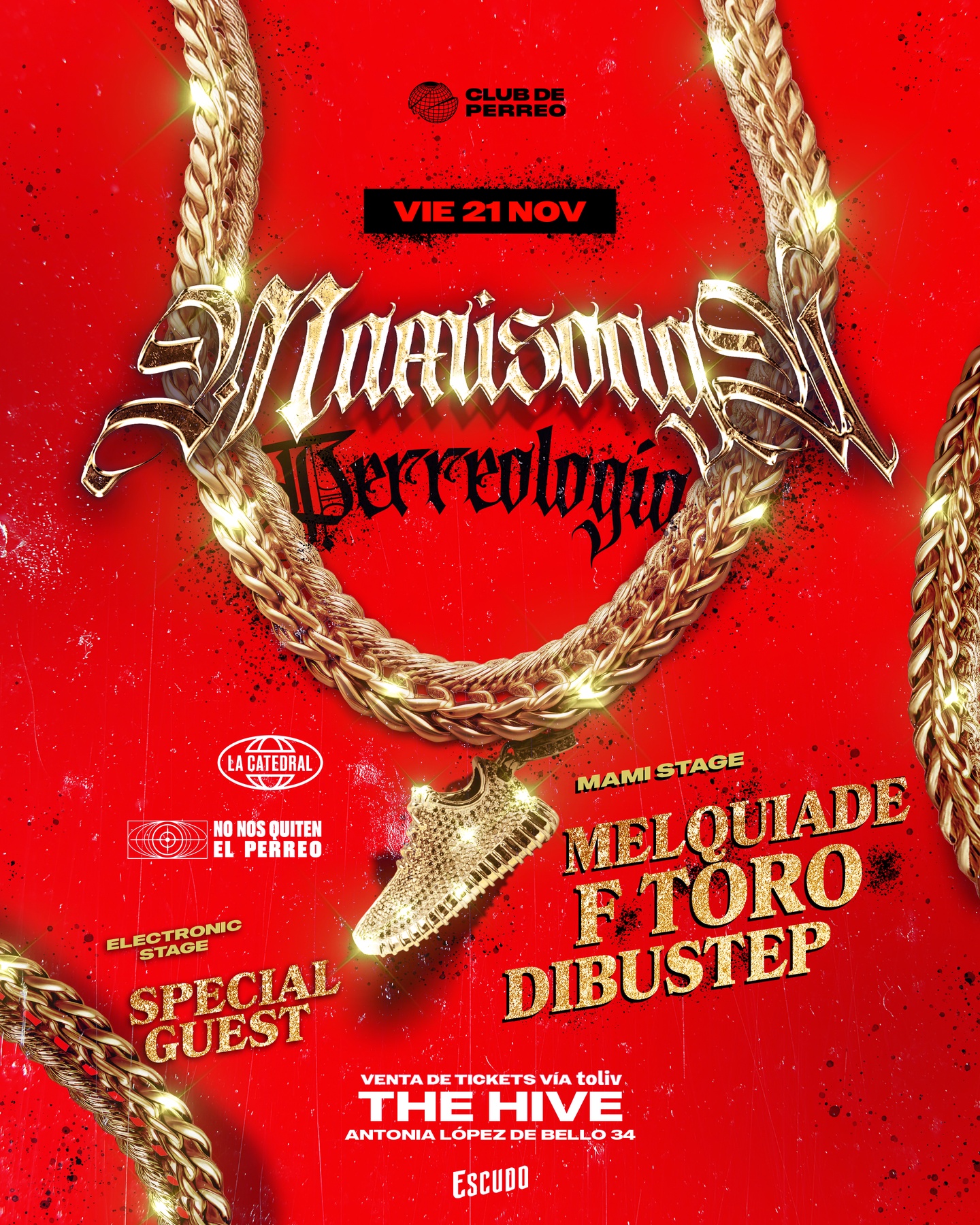 MAMISONGA / VIERNES 21 NOV / THE HIVE