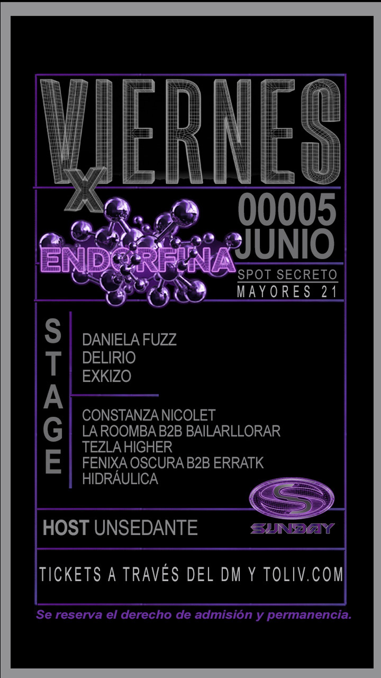 VIERNES X ENDORFINA