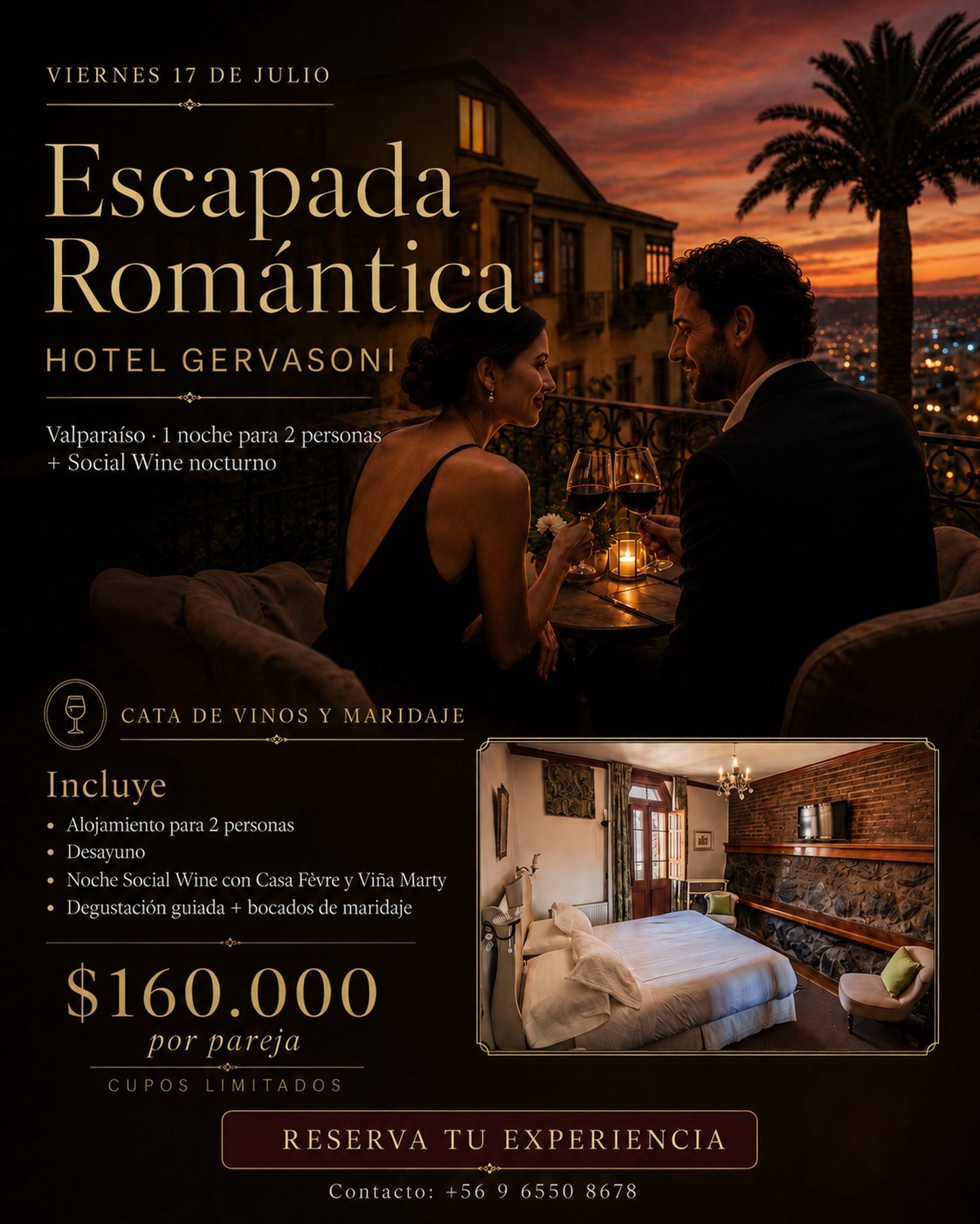 Escapada Romántica Hotel Gervasoni