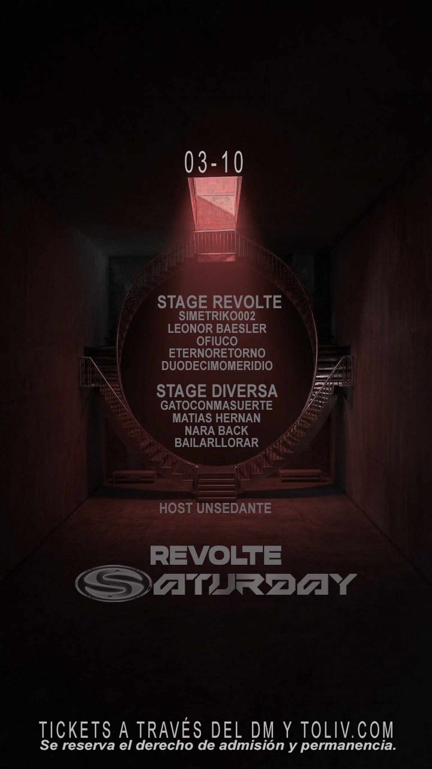 SATURDAY X REVOLTES