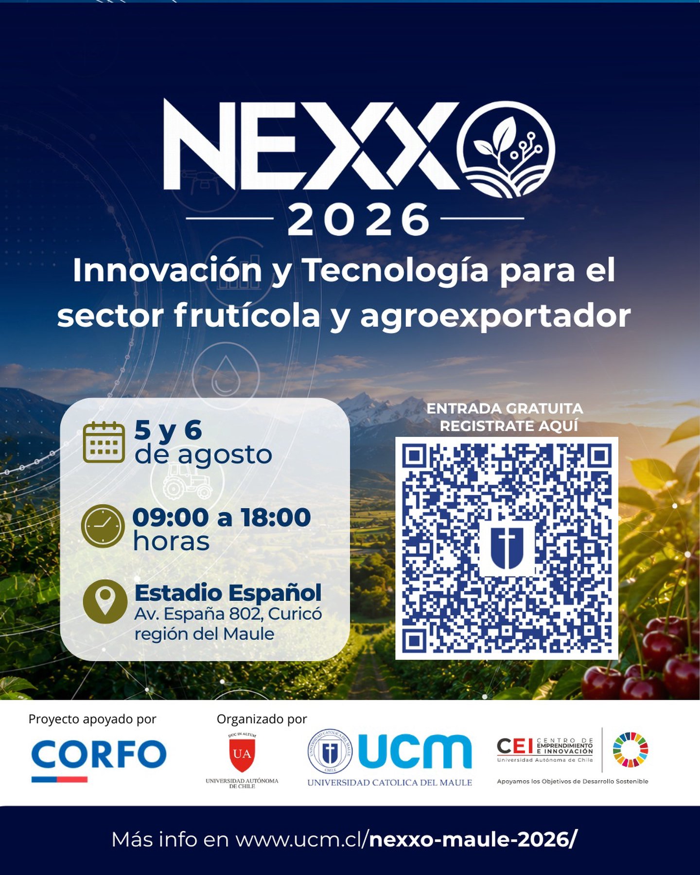 NEXXO 2026 - Innovación y Tecnología para el sector frutícola y agroexportador