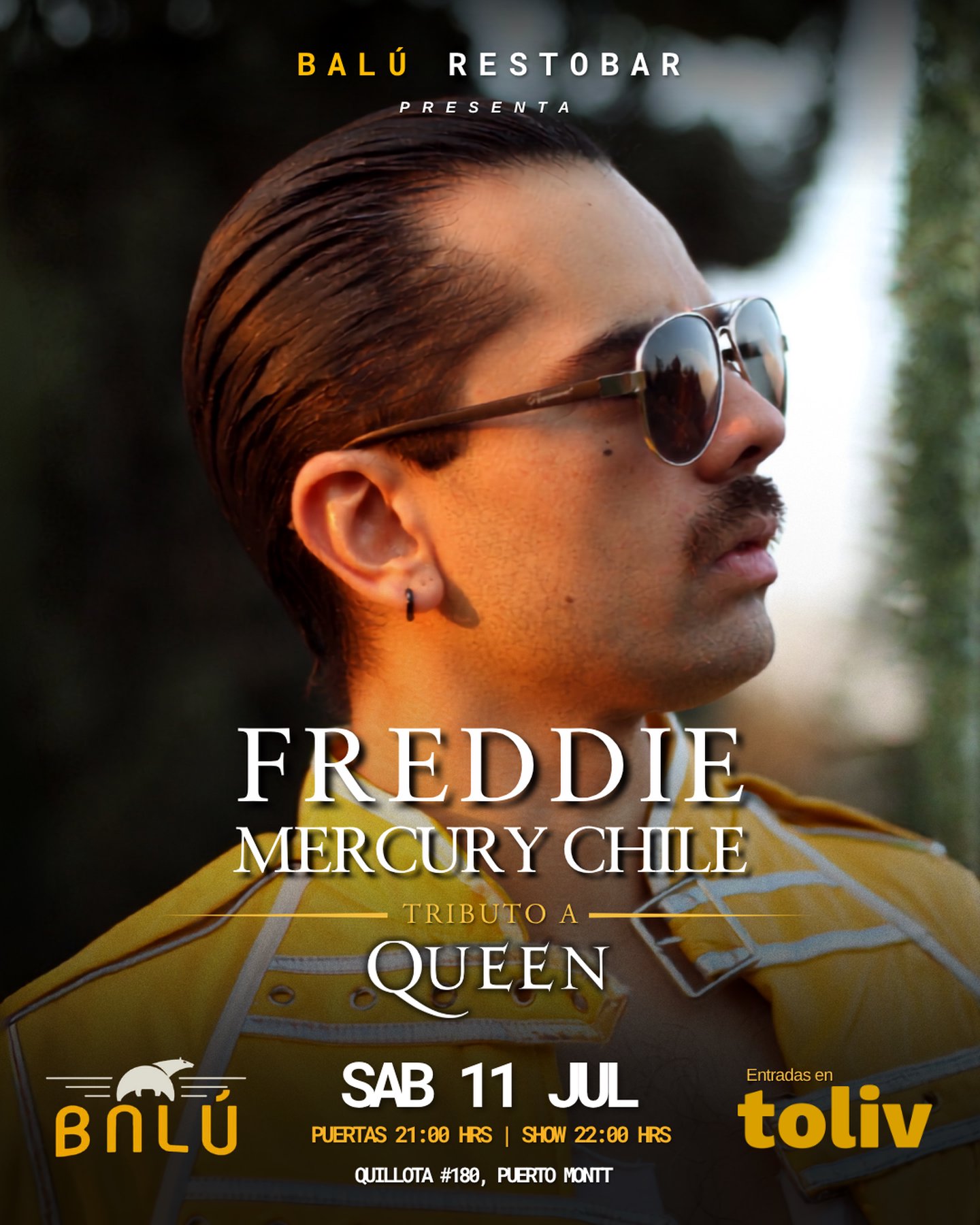 FREDDIE MERCURY CHILE EN PUERTO MONTT
