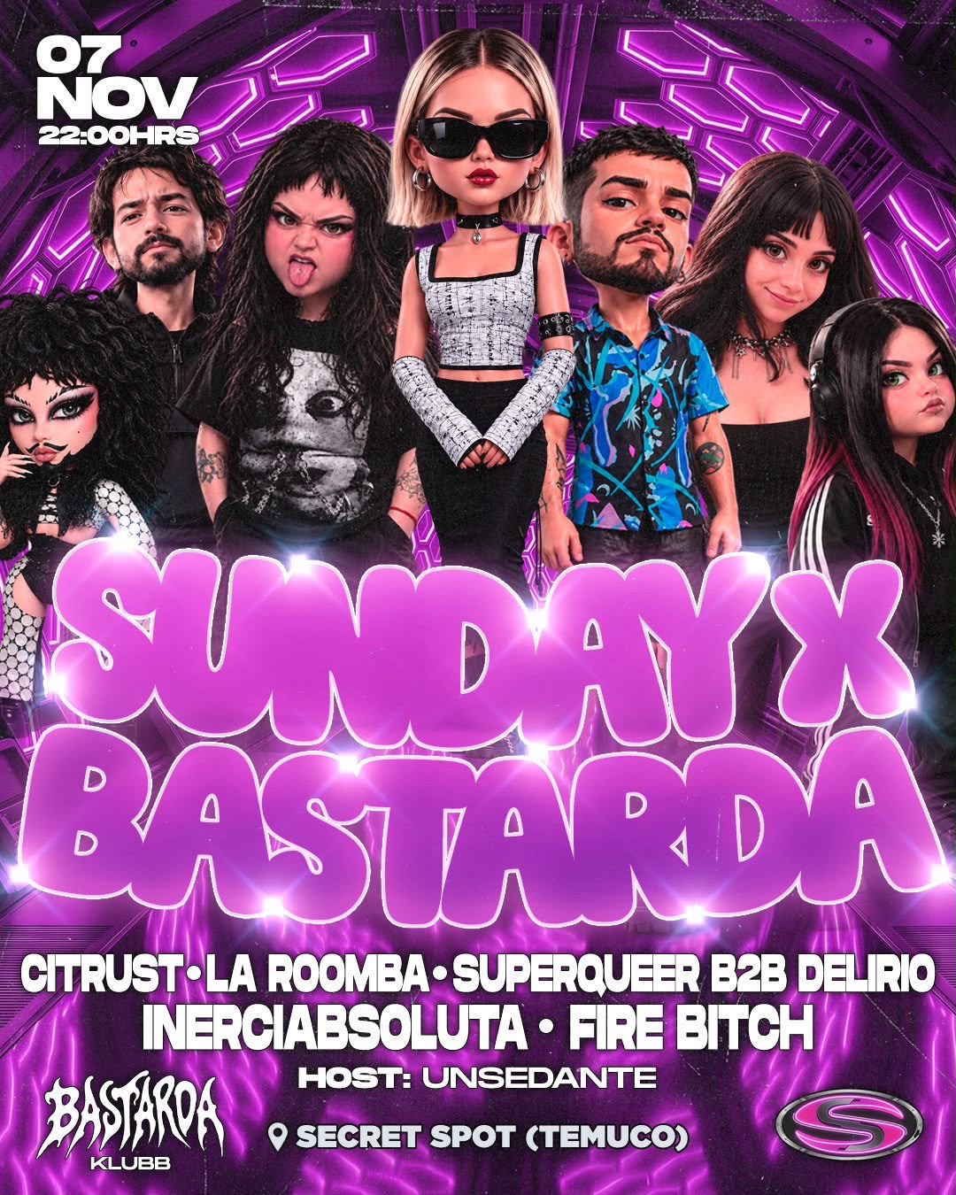 BASTARDA KKKUBB X SUNDAY TEMUCO