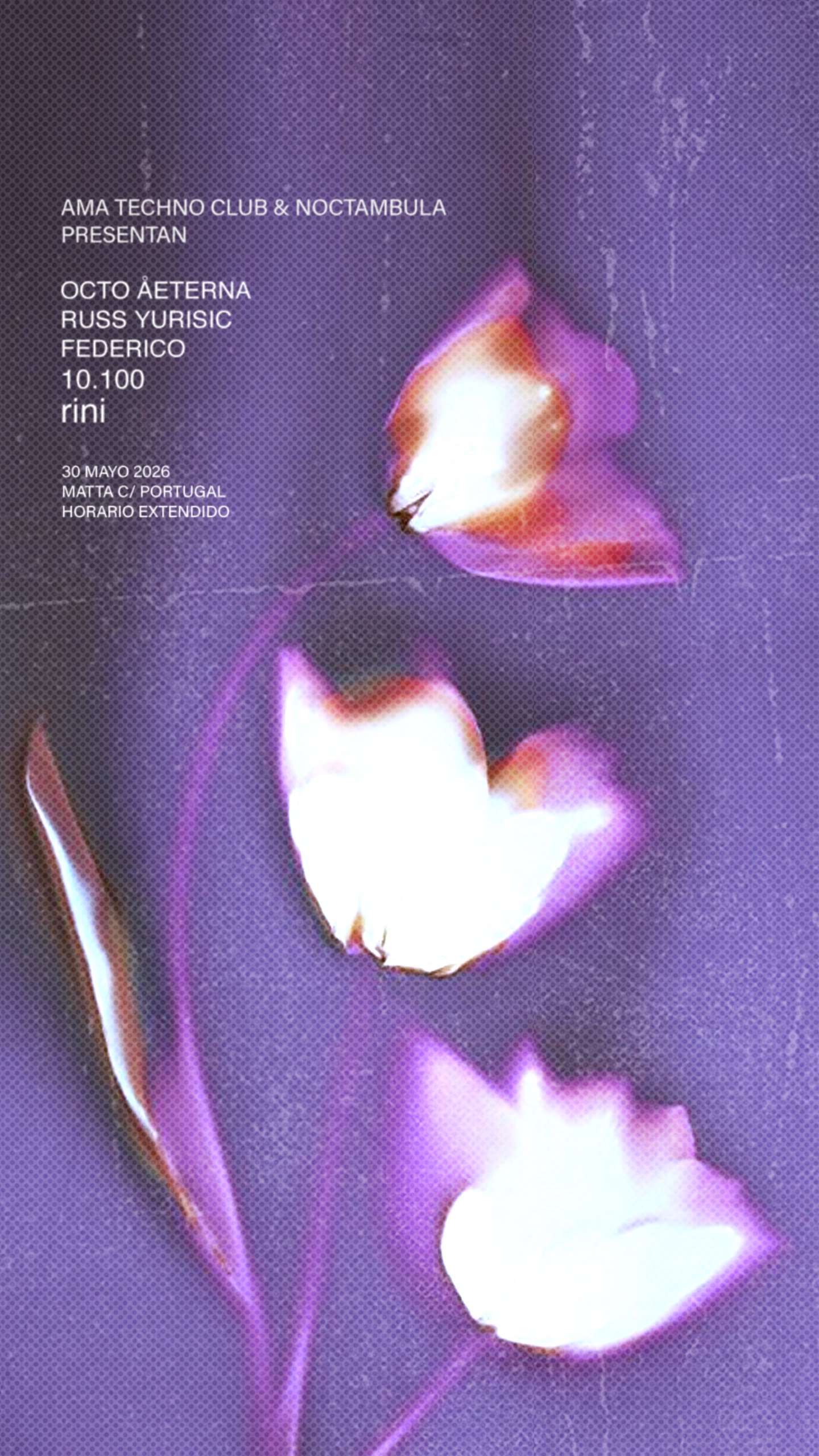 BLUMEN - NOCTAMBULA CLUB X AMA TECHNO CLUB