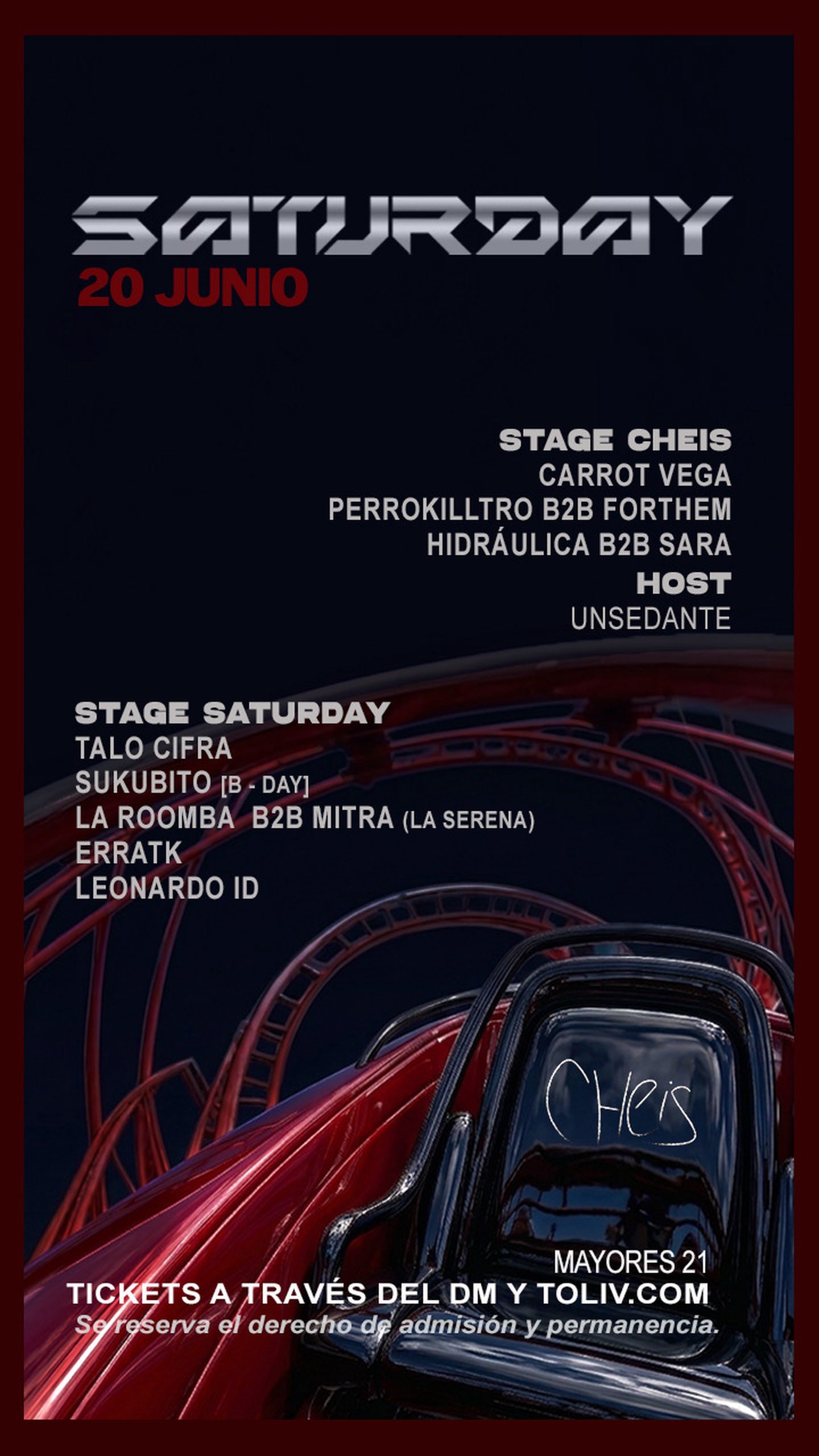 SATURDAY X CHEIS