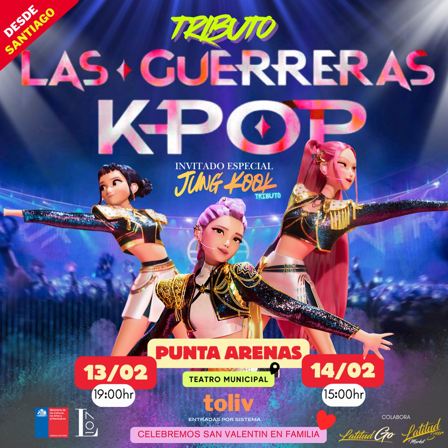 Las Guerreras k-PoP Punta Arenas / 13 de febrero