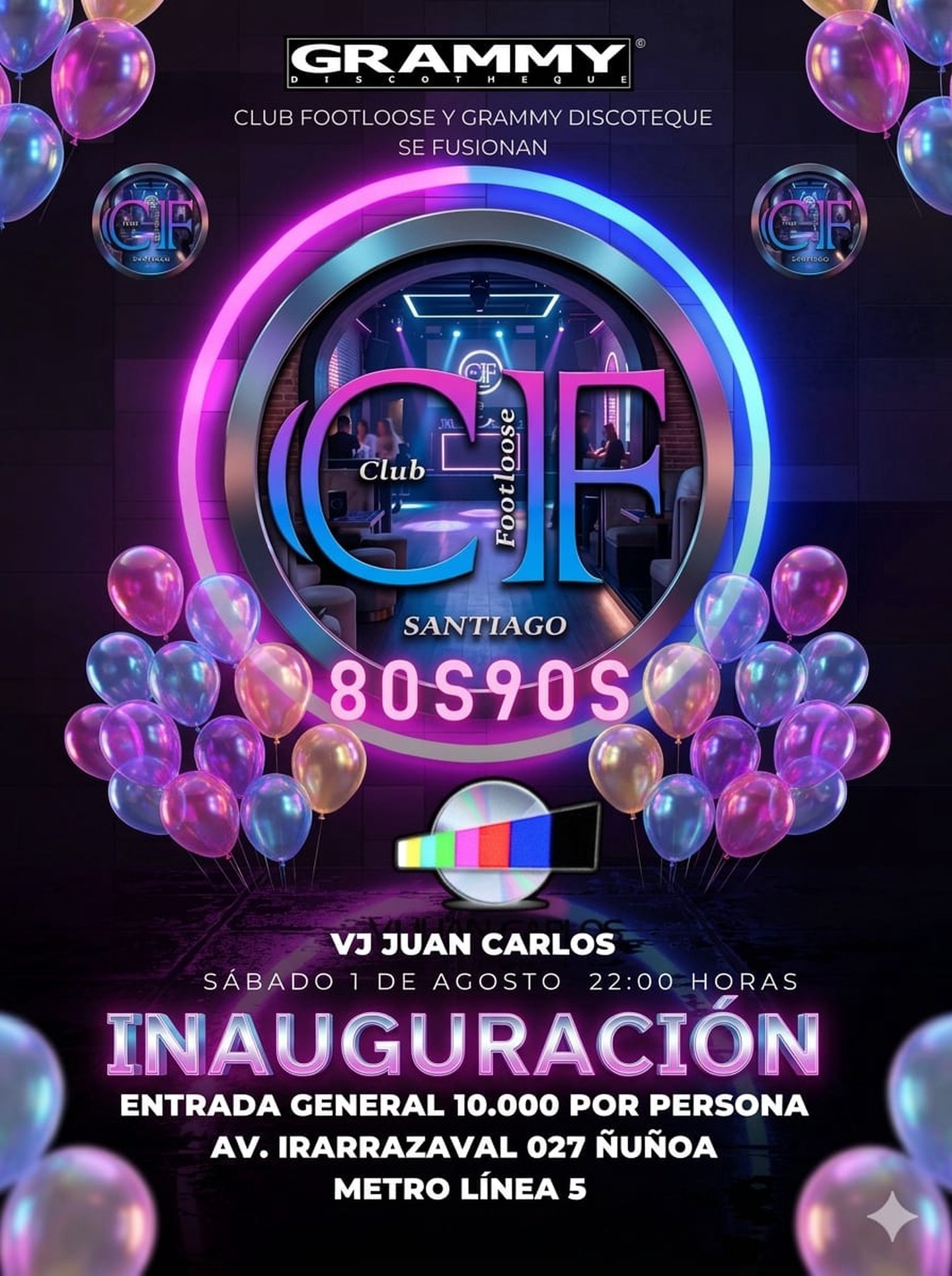 Gran Inauguración: Club Footloose: 80S90S