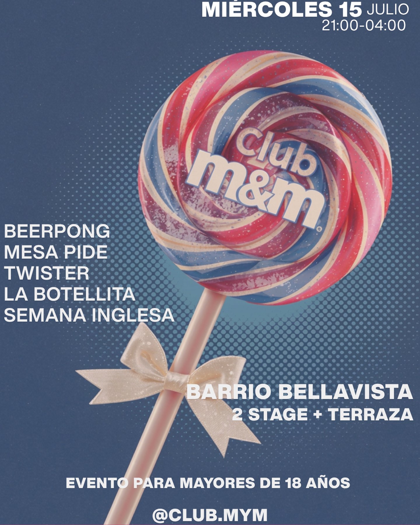 CLUB M&M DAME PALETA🍭🍭🩷
