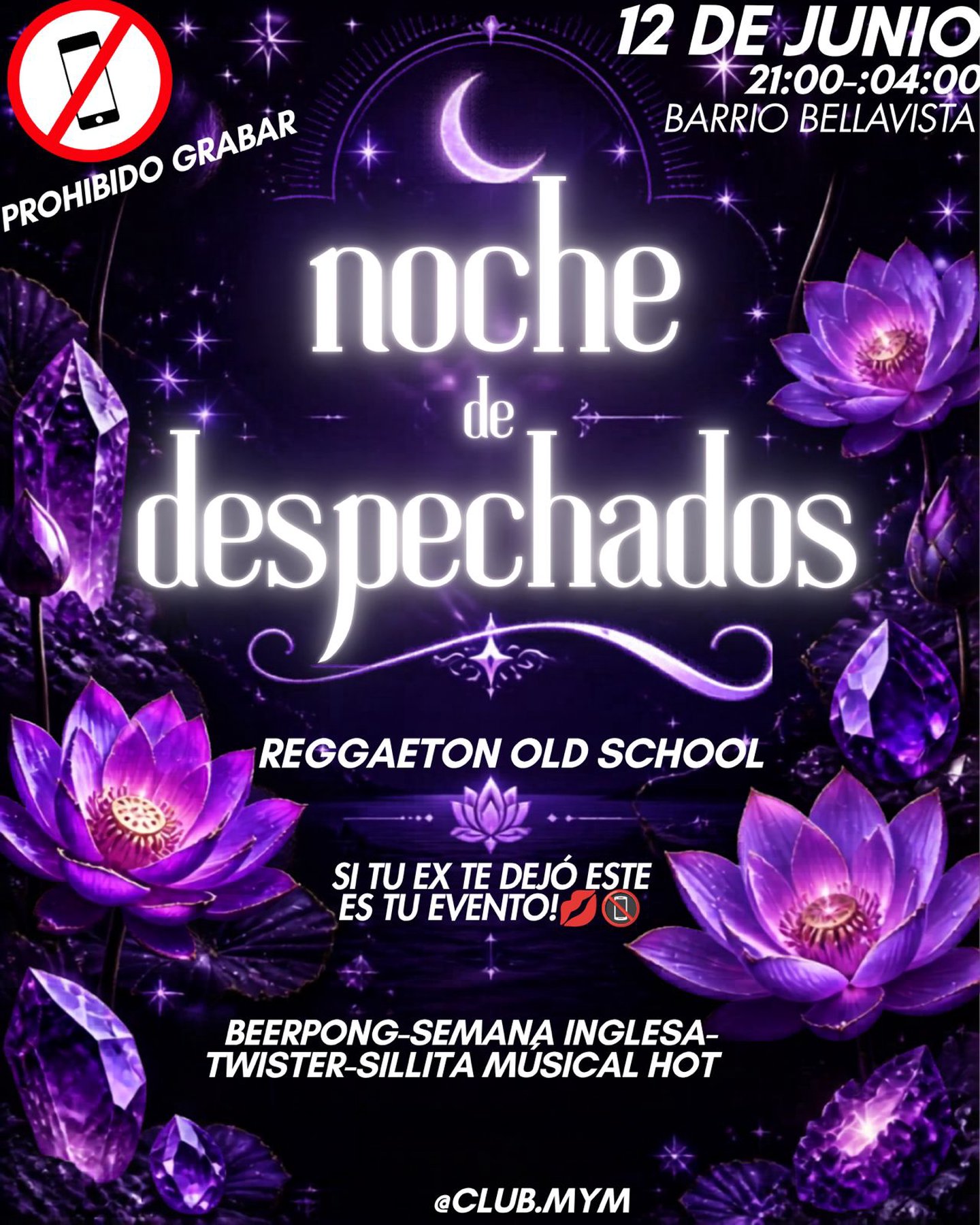 NOCHE DE DESPECHADOS 💜