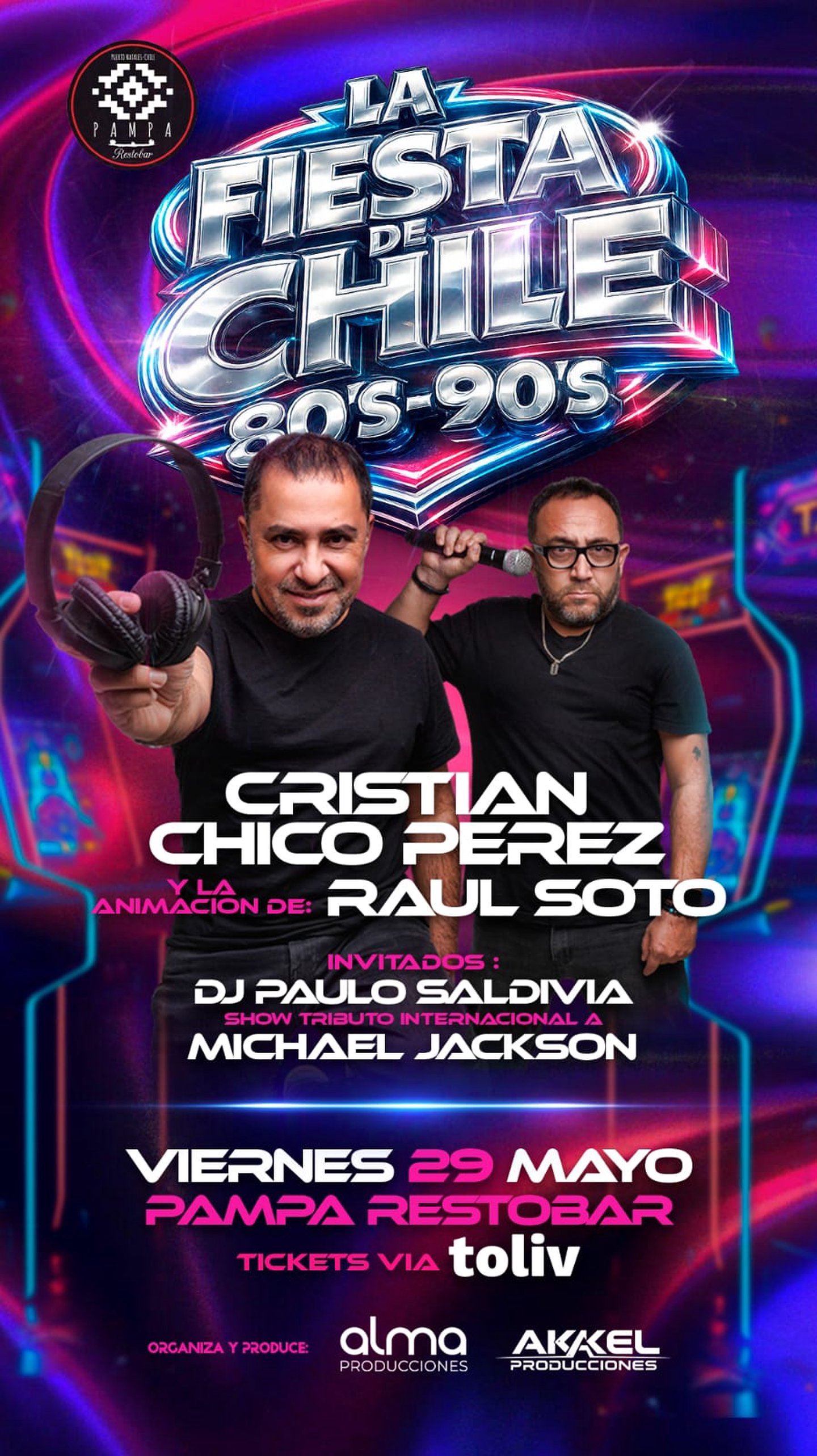 FIESTA DE CHILE 80s & 90s PUERTO NATALES