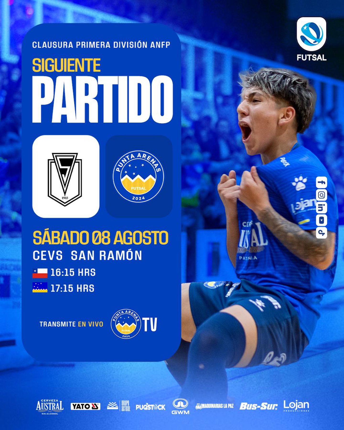 Stgo Morning vs Punta Arenas