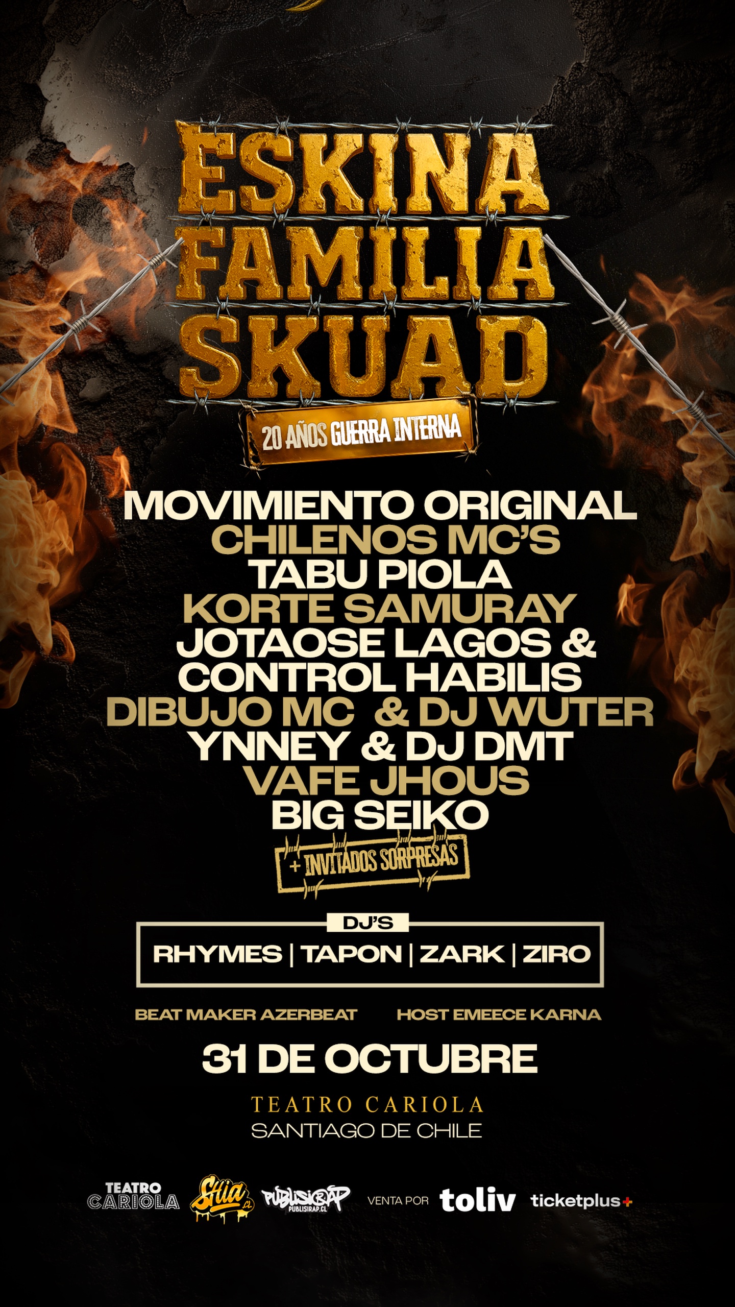 ESKINA FAMILIA SKUAD 20 AÑOS (GUERRA INTERNA)