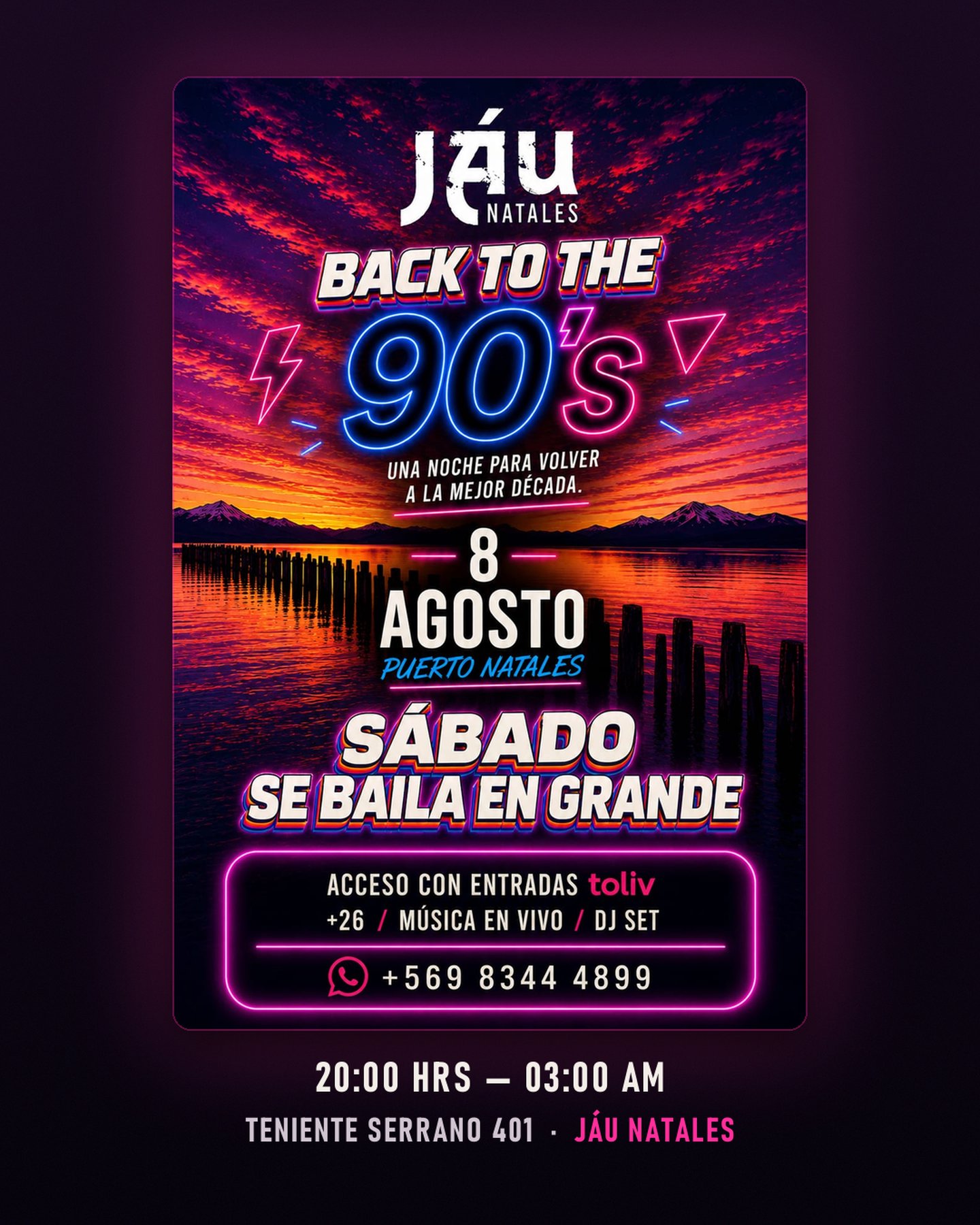 LOVE THE 90´S JÁU NATALES