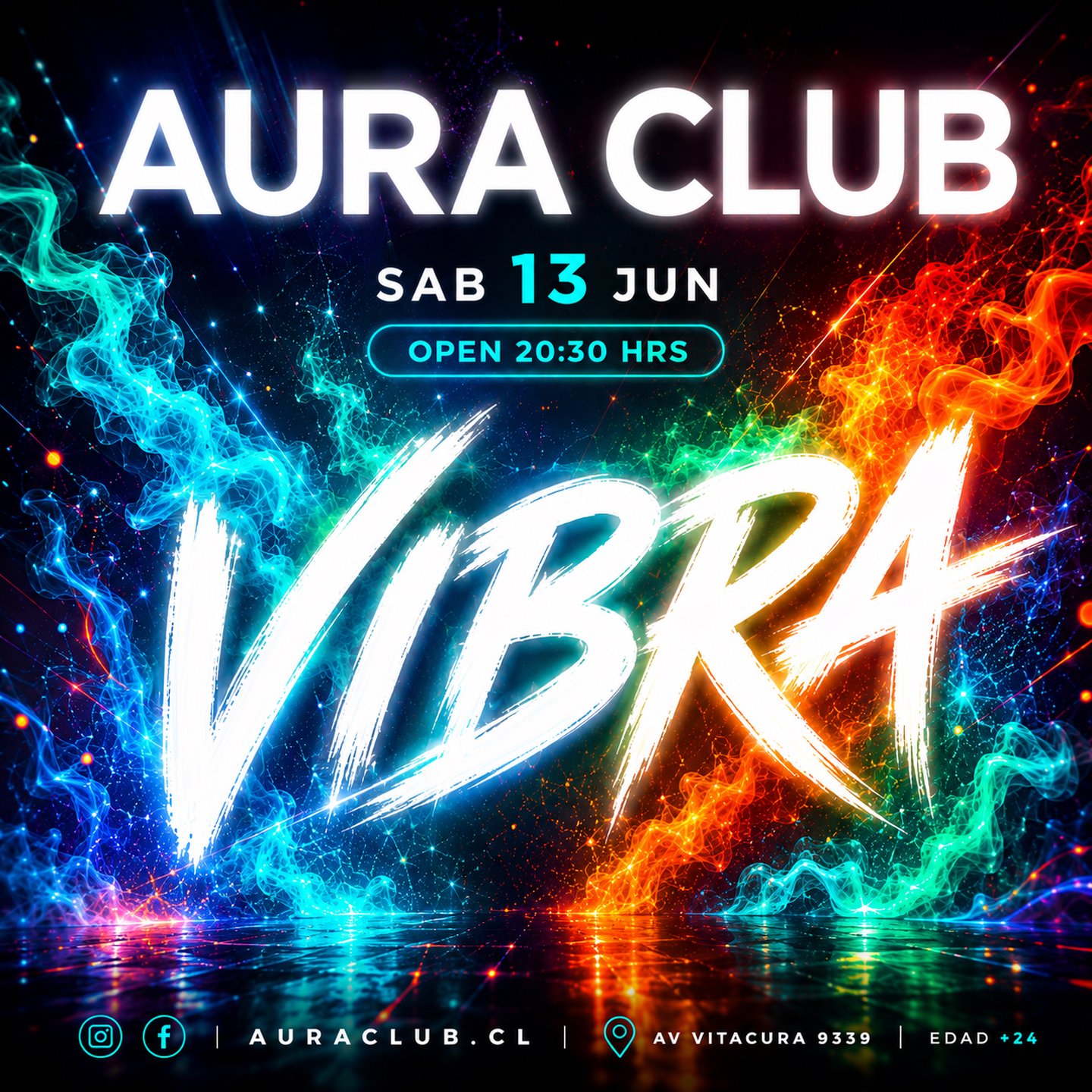 VIBRA - SÁBADO 13 JUNIO - AURA CLUB